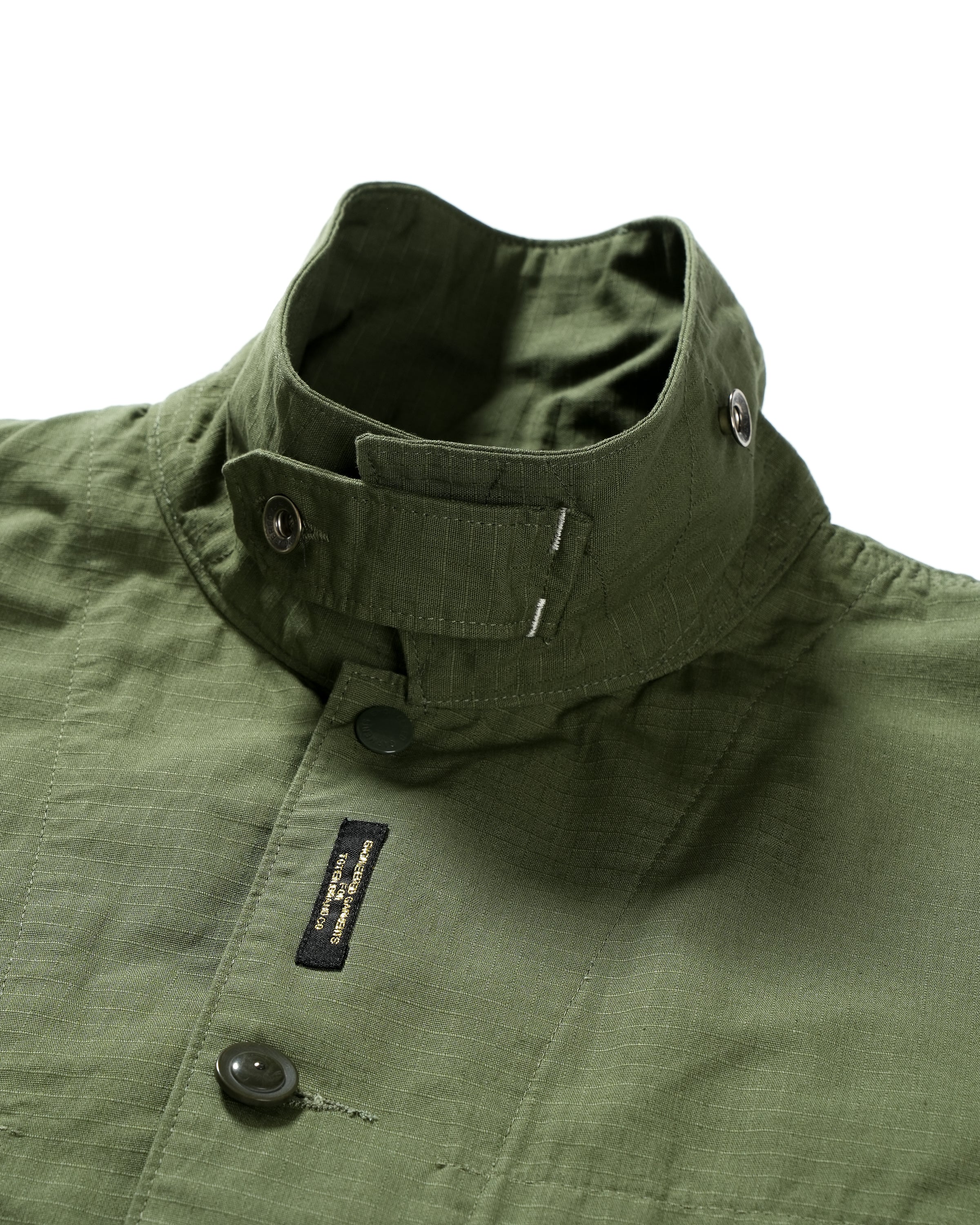FU Coverall Jacket for Totem - Olive Cotton Ripstop