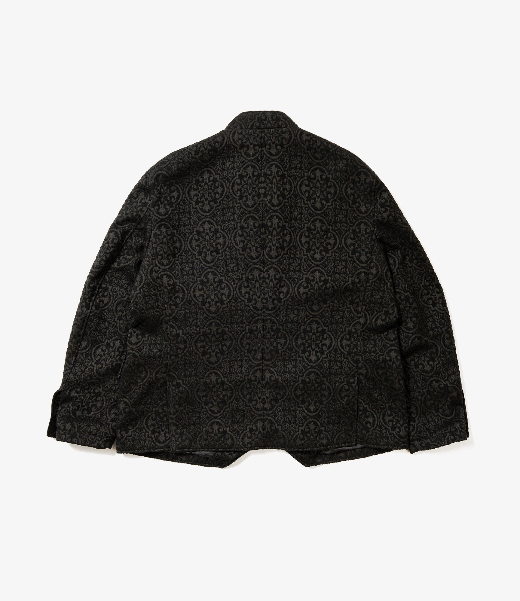 Chelsea Jacket - Black Crest Flocked Jacquard