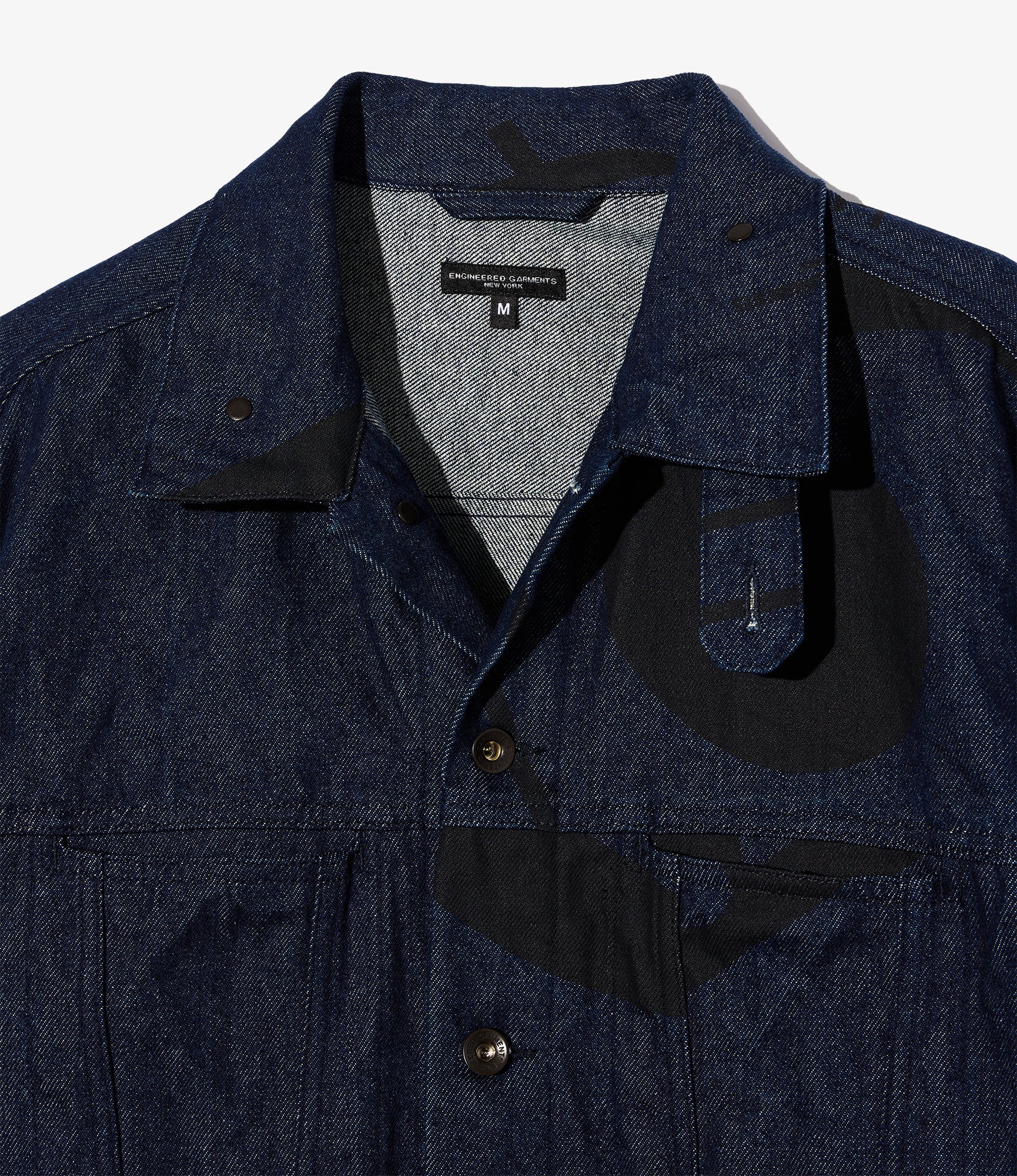 Engineered Garments - Type 5 Jean Jacket - Indigo Music Note