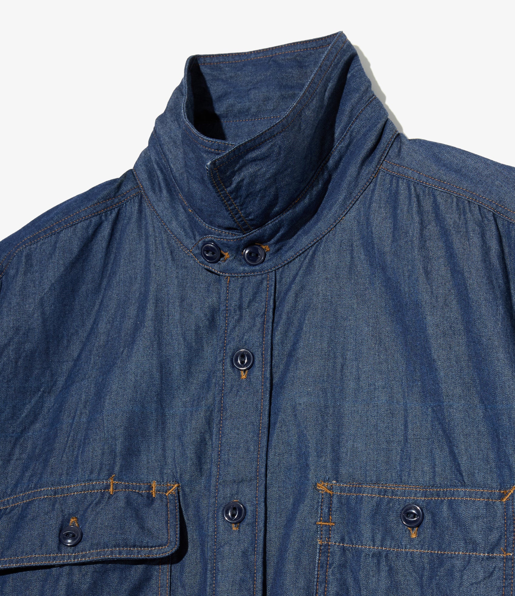 Utility Shirt - Indigo 4.5oz Denim Shirting