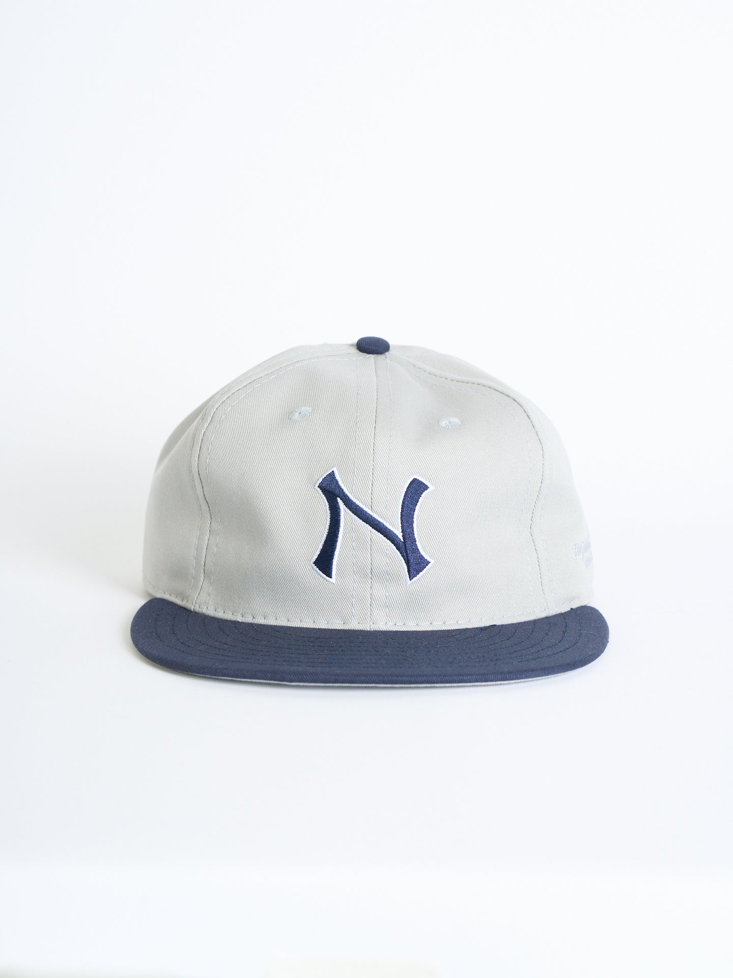 NNY x Ebbets Field Flannels - Bronx Snapback - Grey/Navy - Cotton
