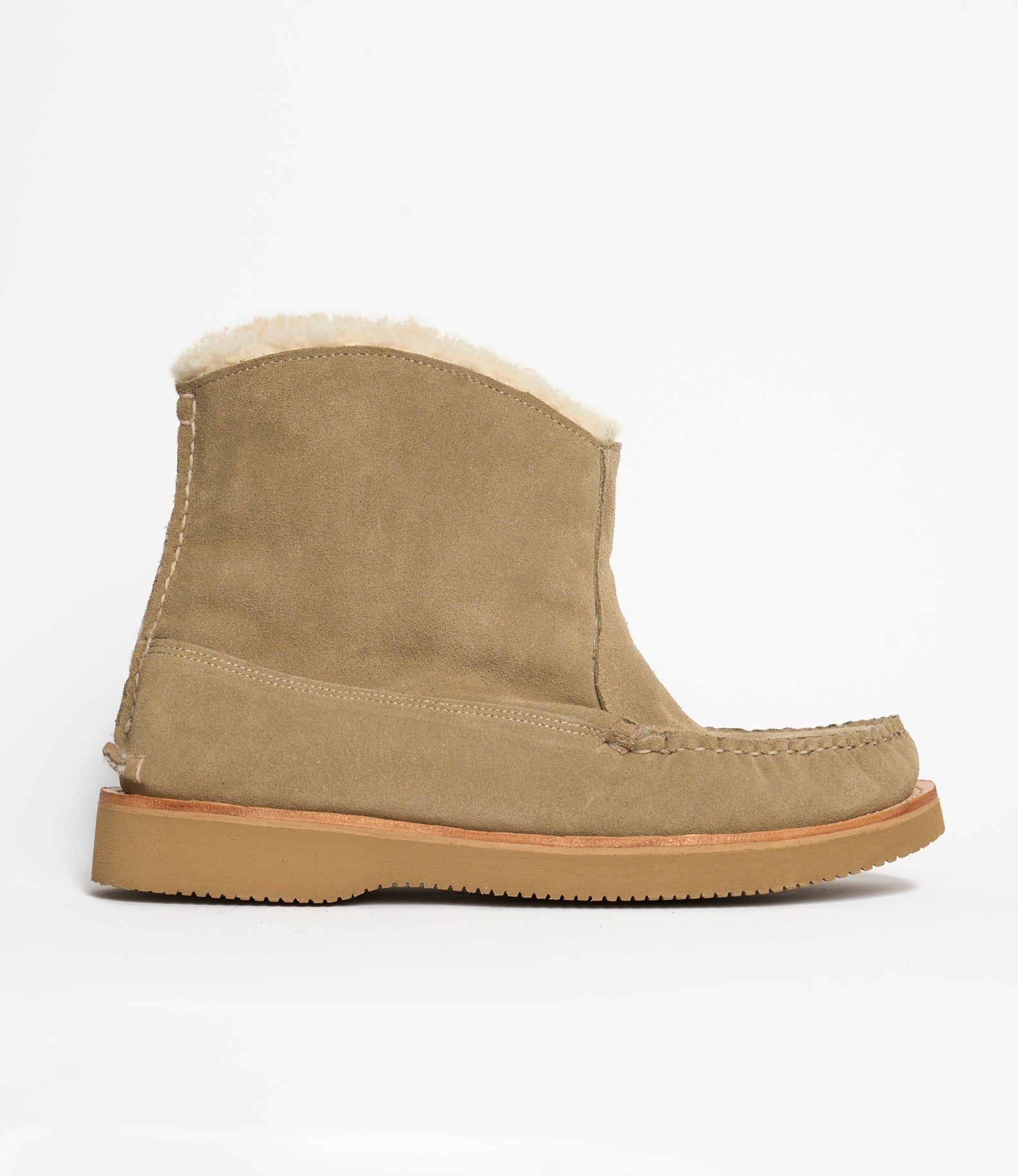 Engineered Garments x Easymoc - Surf Boot - Stone Suede