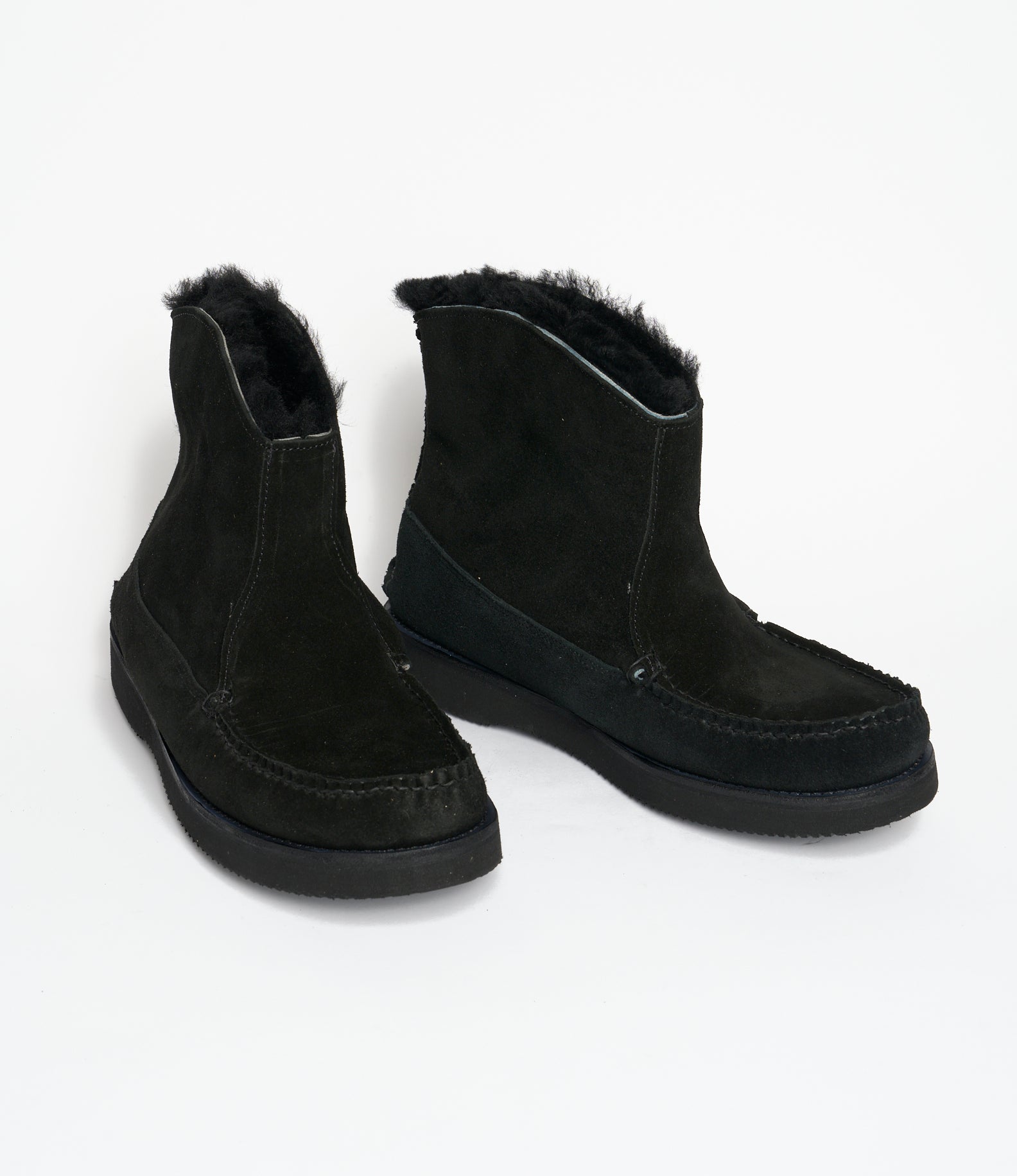 Engineered Garments x Easymoc - Surf Boot - Black Suede