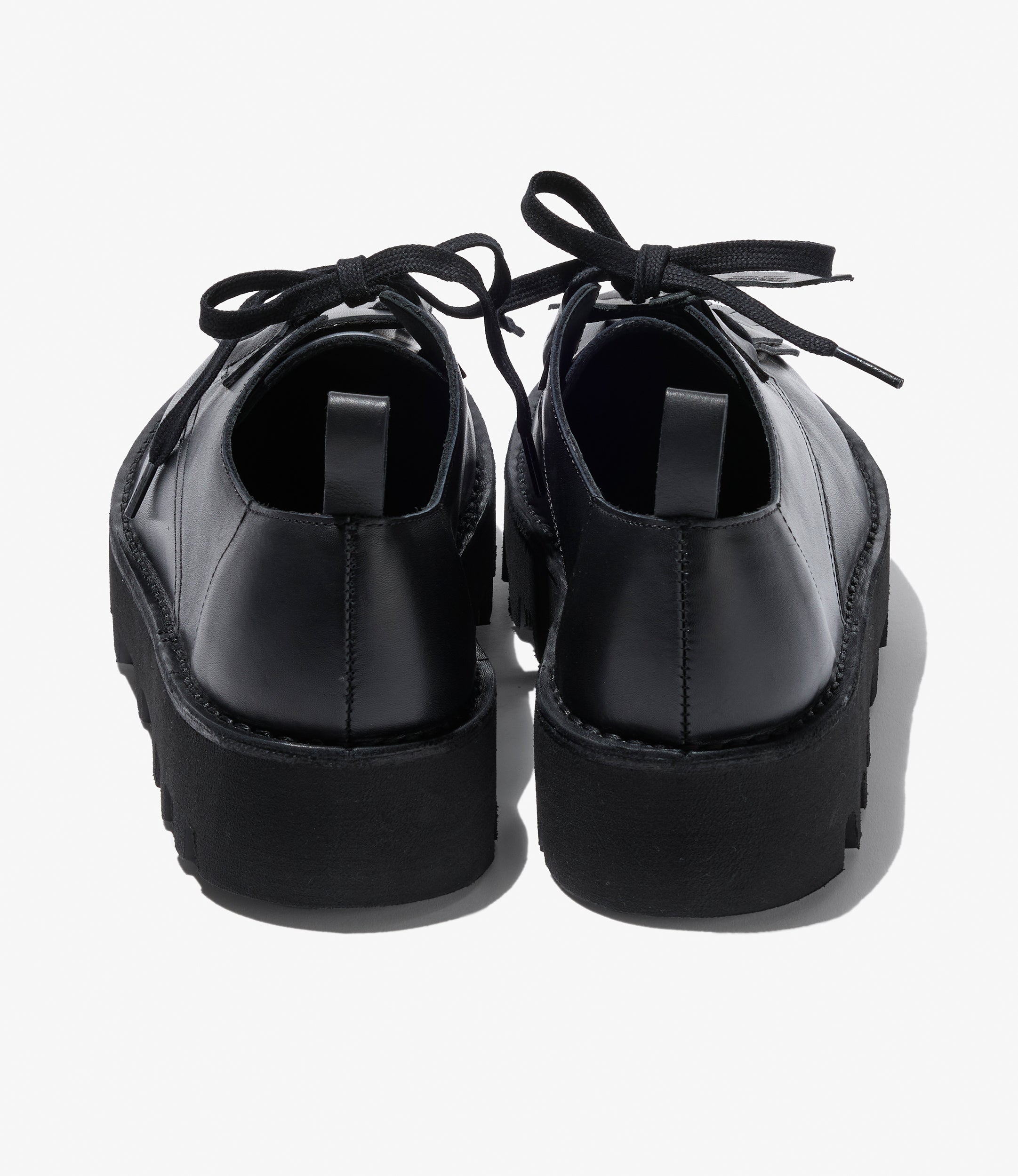 EG x Clarks - Desert Khan - Black Smooth Leather