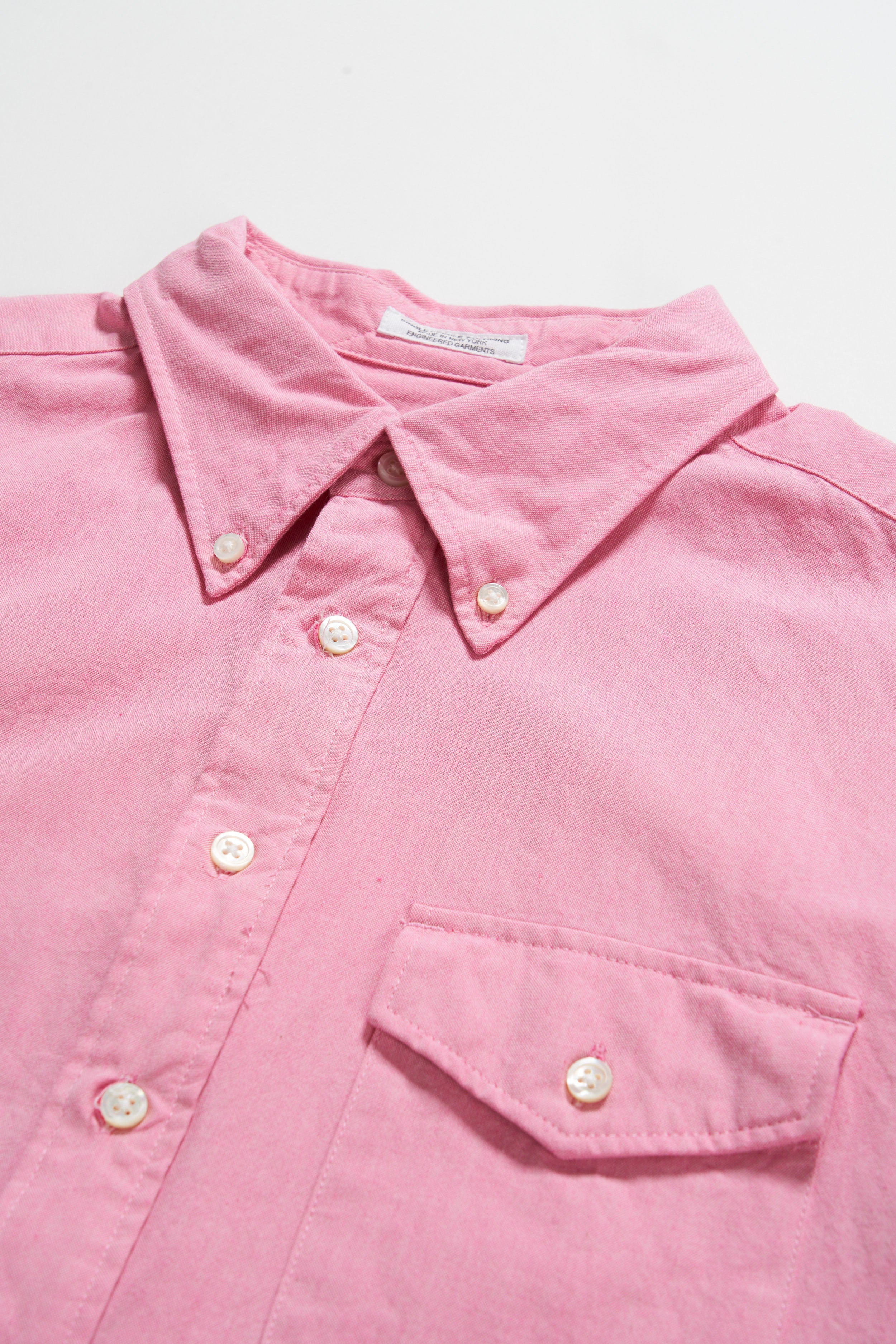 Ivy BD Shirt - Pink Cotton Iridescent