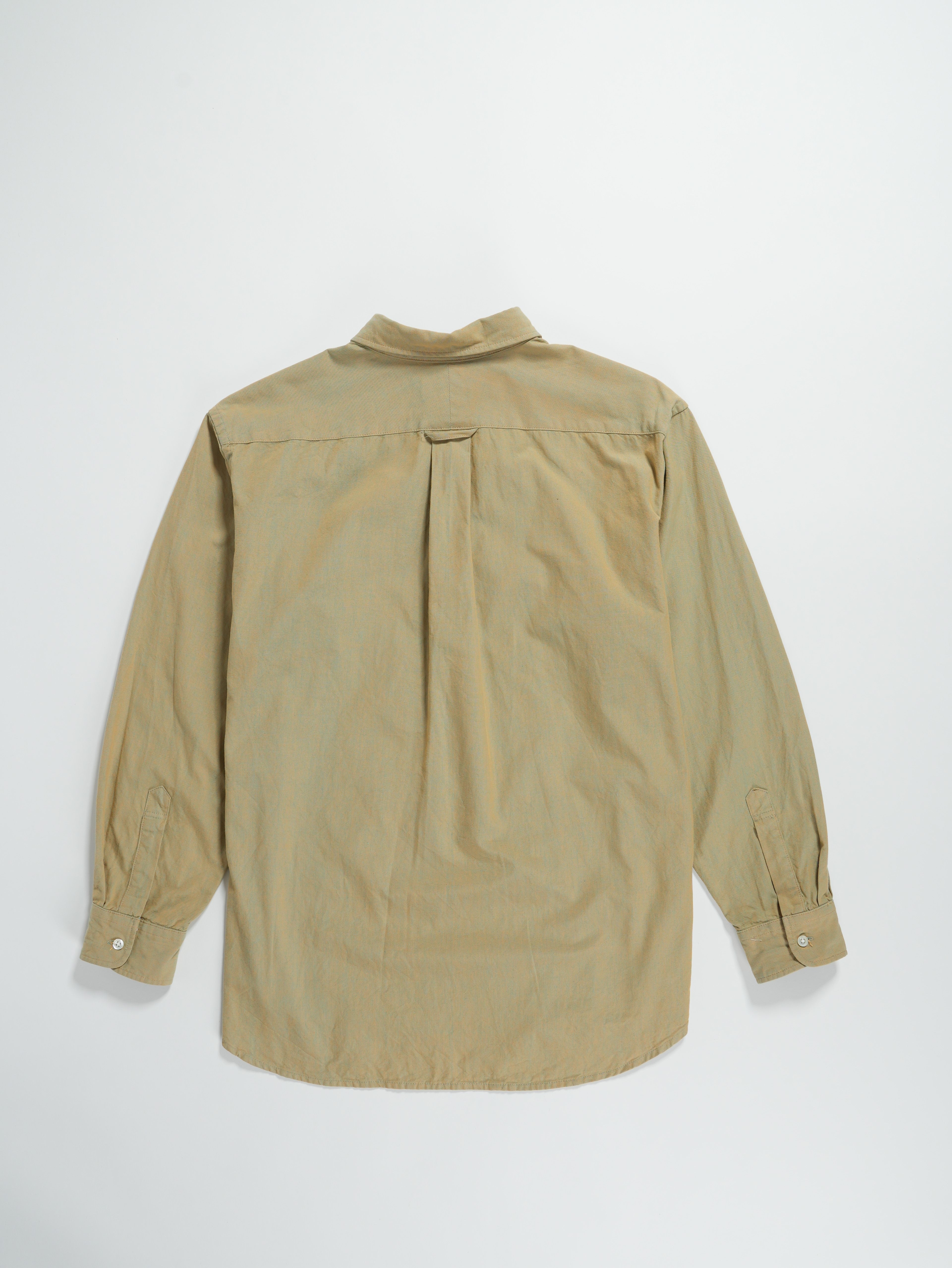 Ivy BD Shirt - Khaki Cotton Iridescent