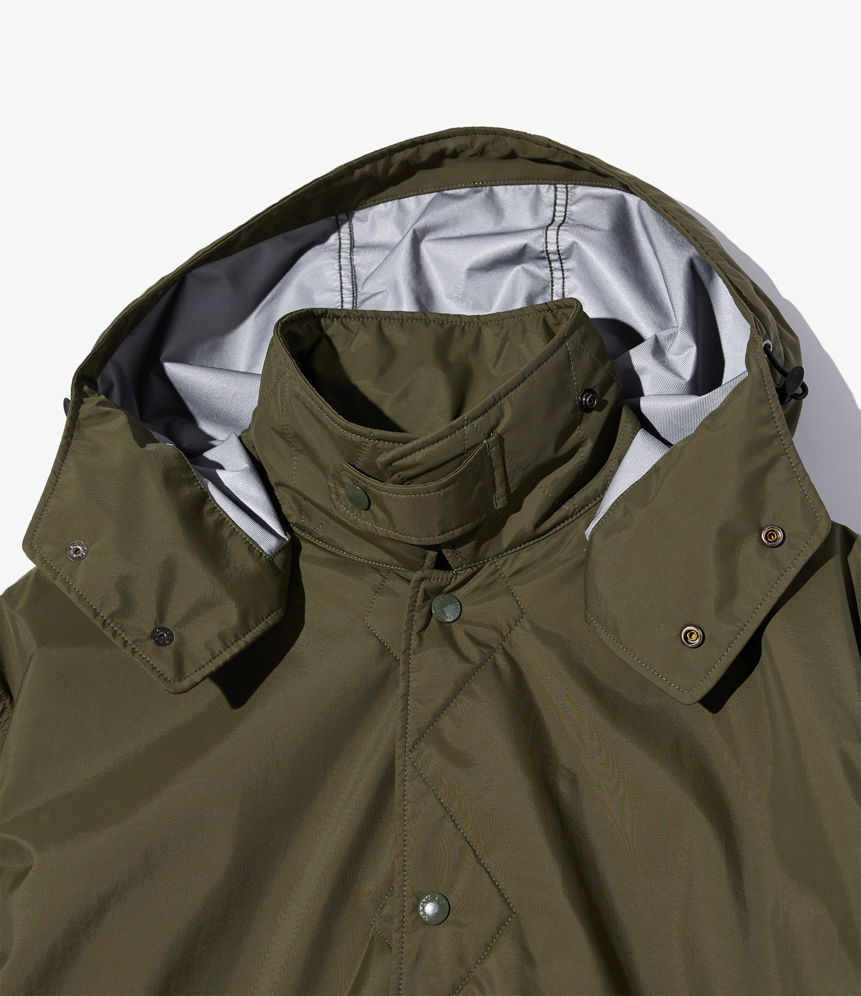 Engineered Garments - Wind Breaker - Olive 3 Layers Nylon Cloth