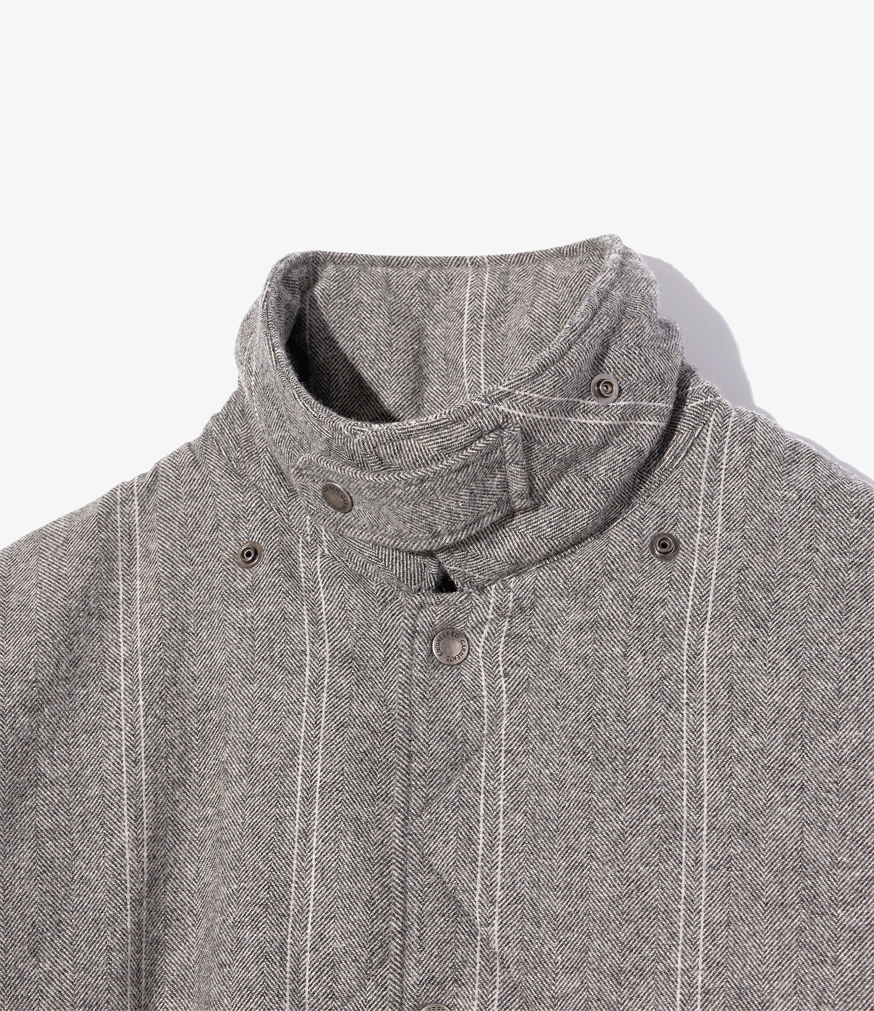 Wind Breaker - Lt. Grey Wool Striped HB