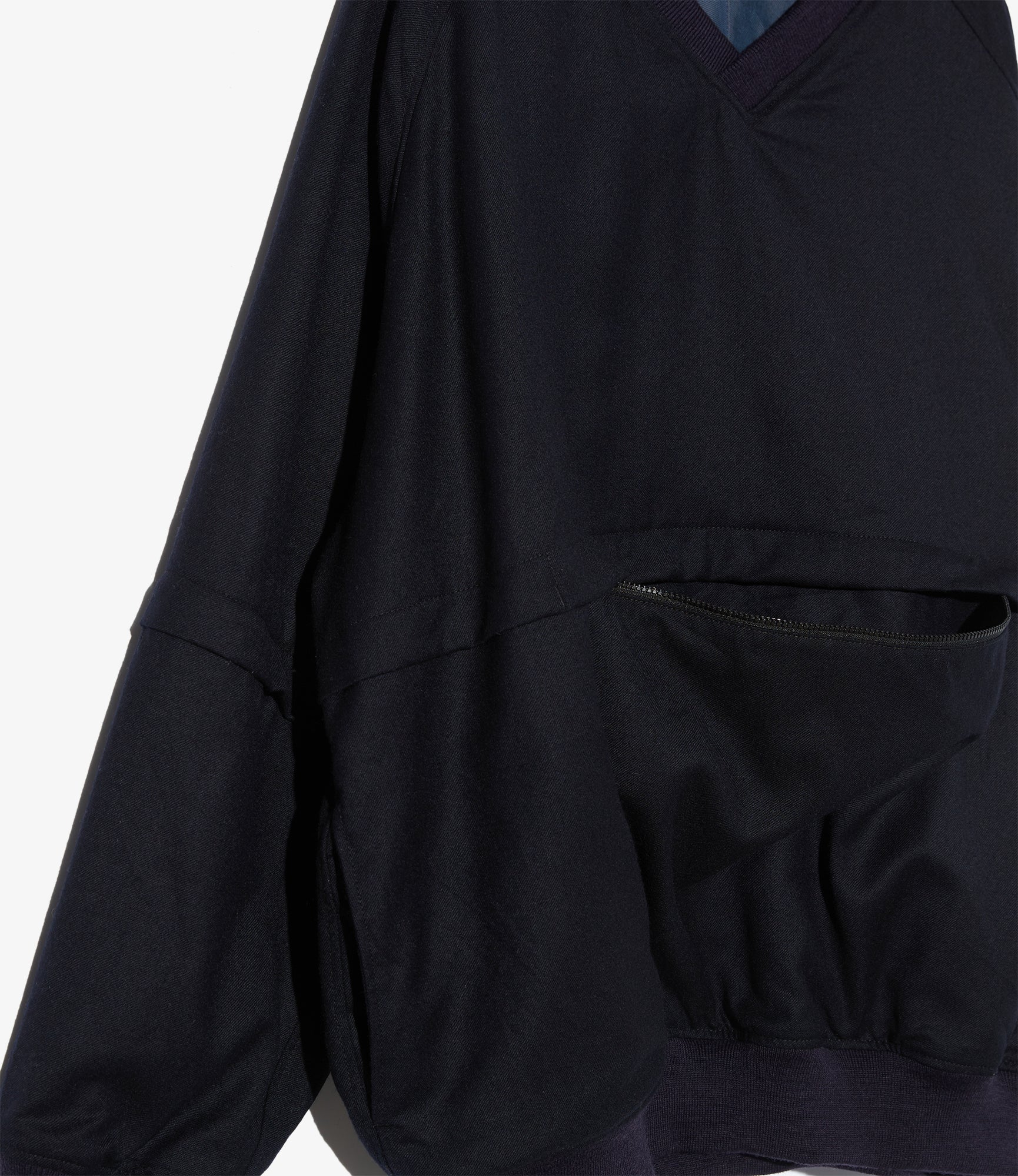 Wind Pull - Dk. Navy High Count Worsted Wool