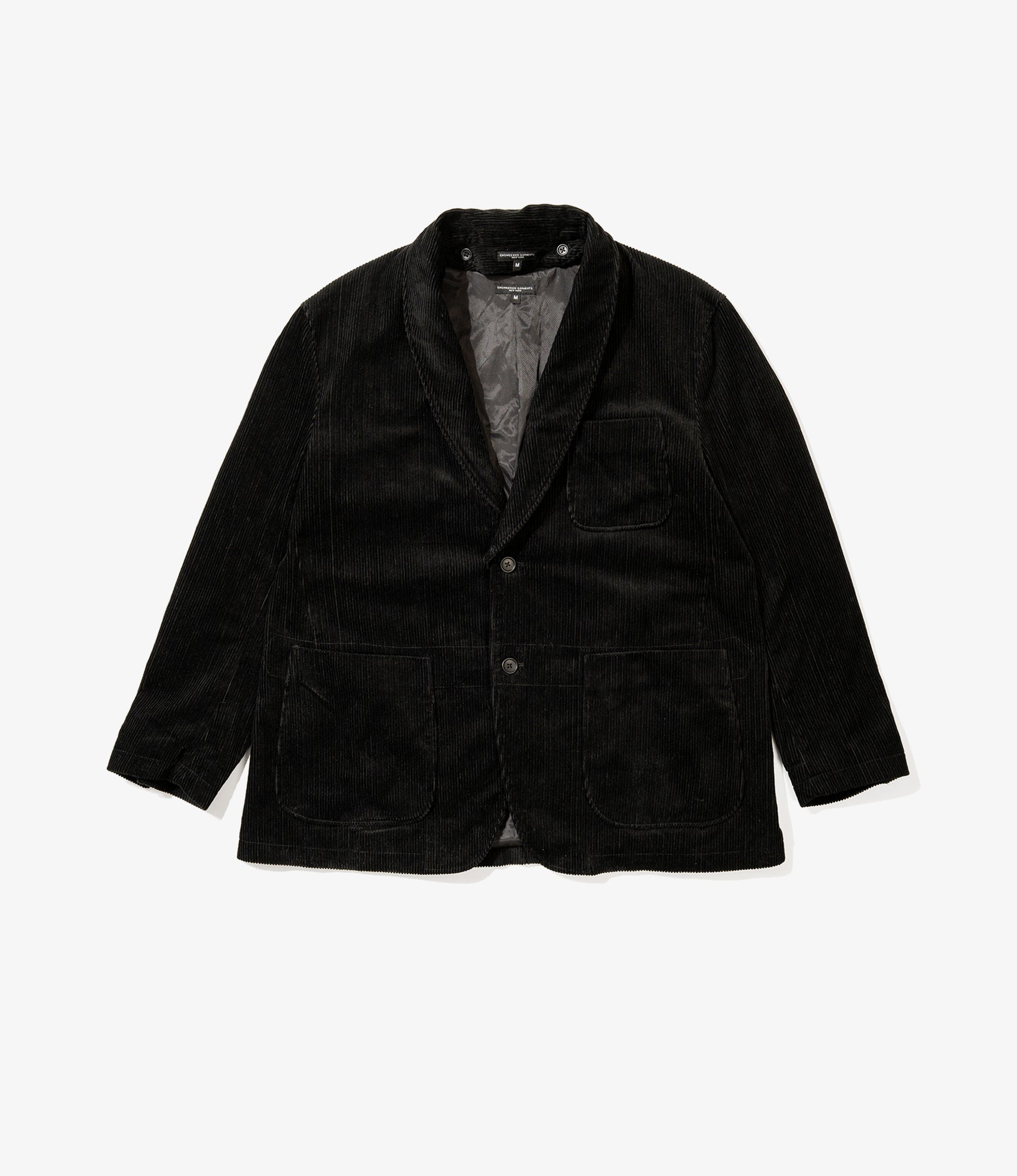 Trans Jacket - Black Cotton 8W Corduroy