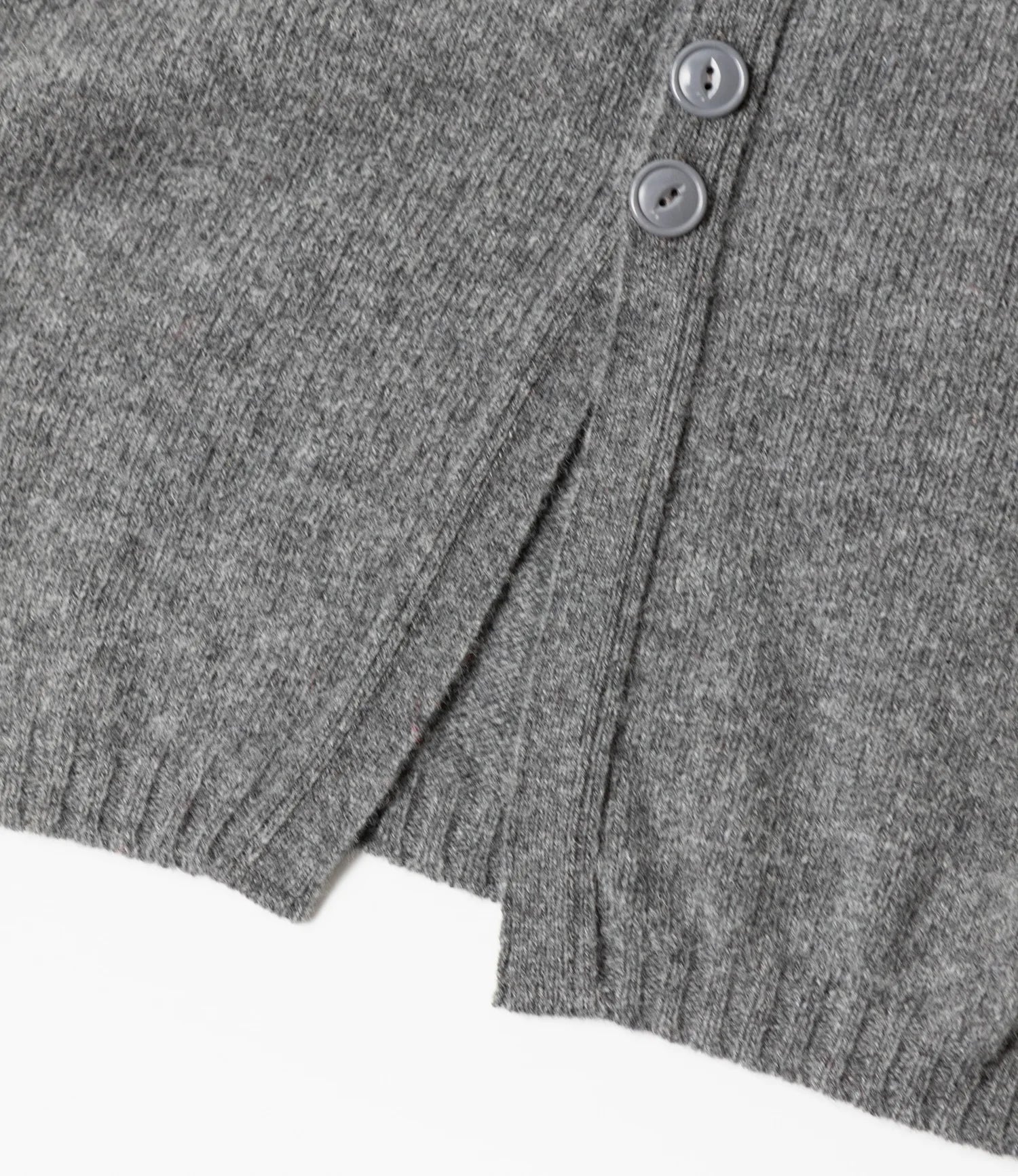 Fisherman Cardigan - Basalt - Shetland Wool