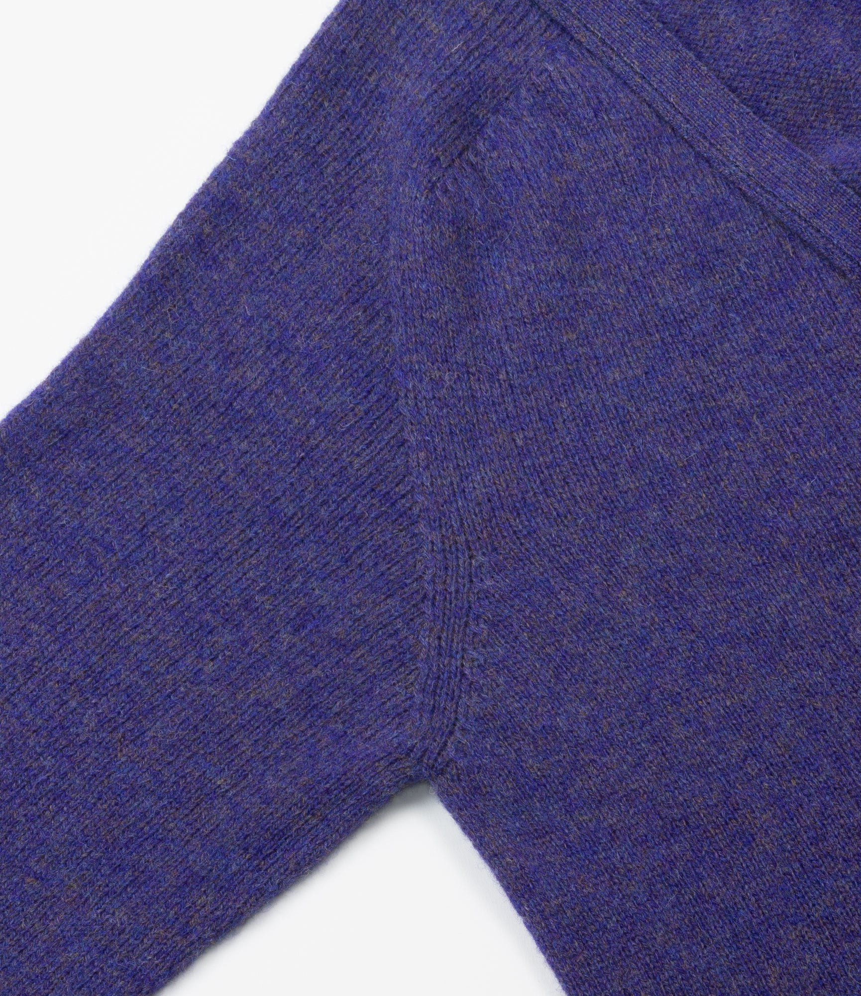 Fisherman Shetland Cardigan - Violet