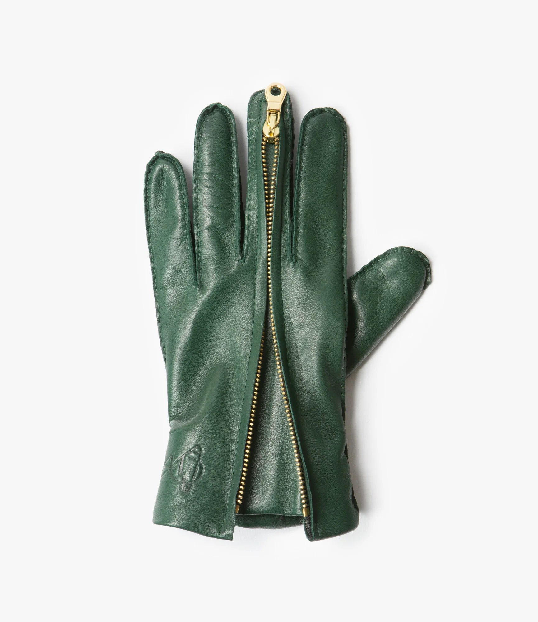QR Lambskin Glove – Green