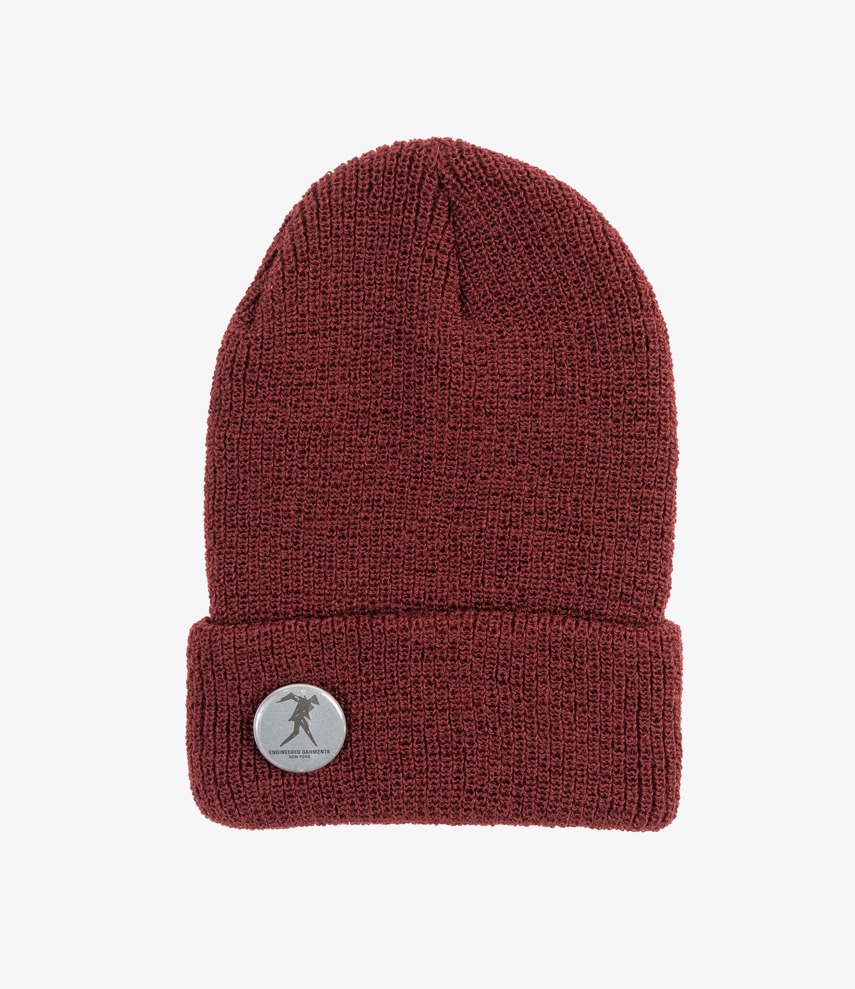 Wool Watch Cap - Burgundy