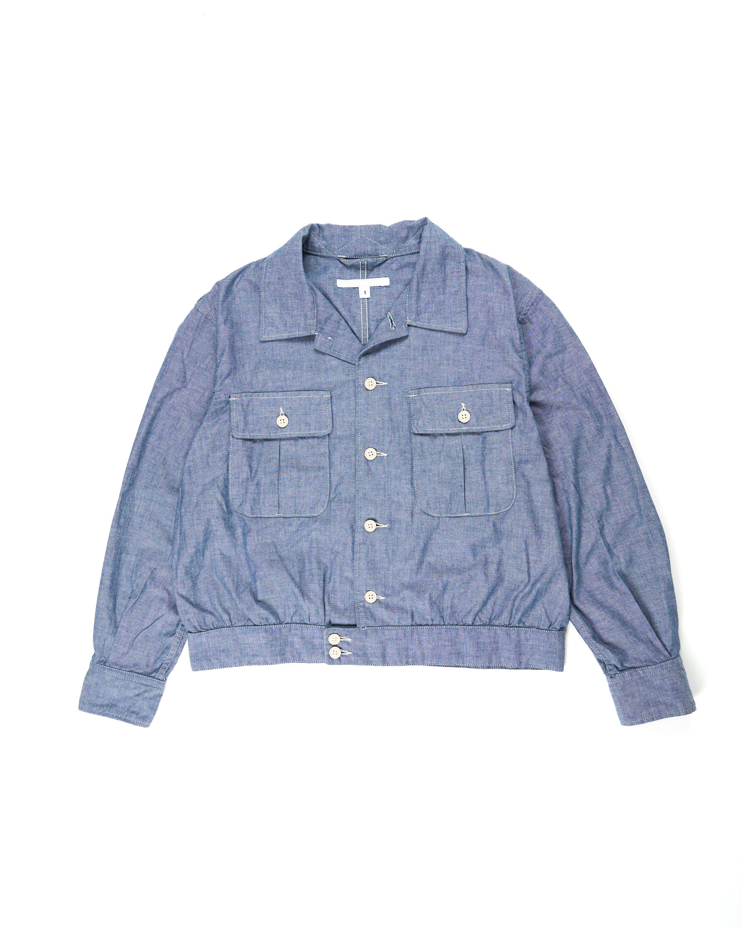 Ike Shirt - Blue Cotton Chambray