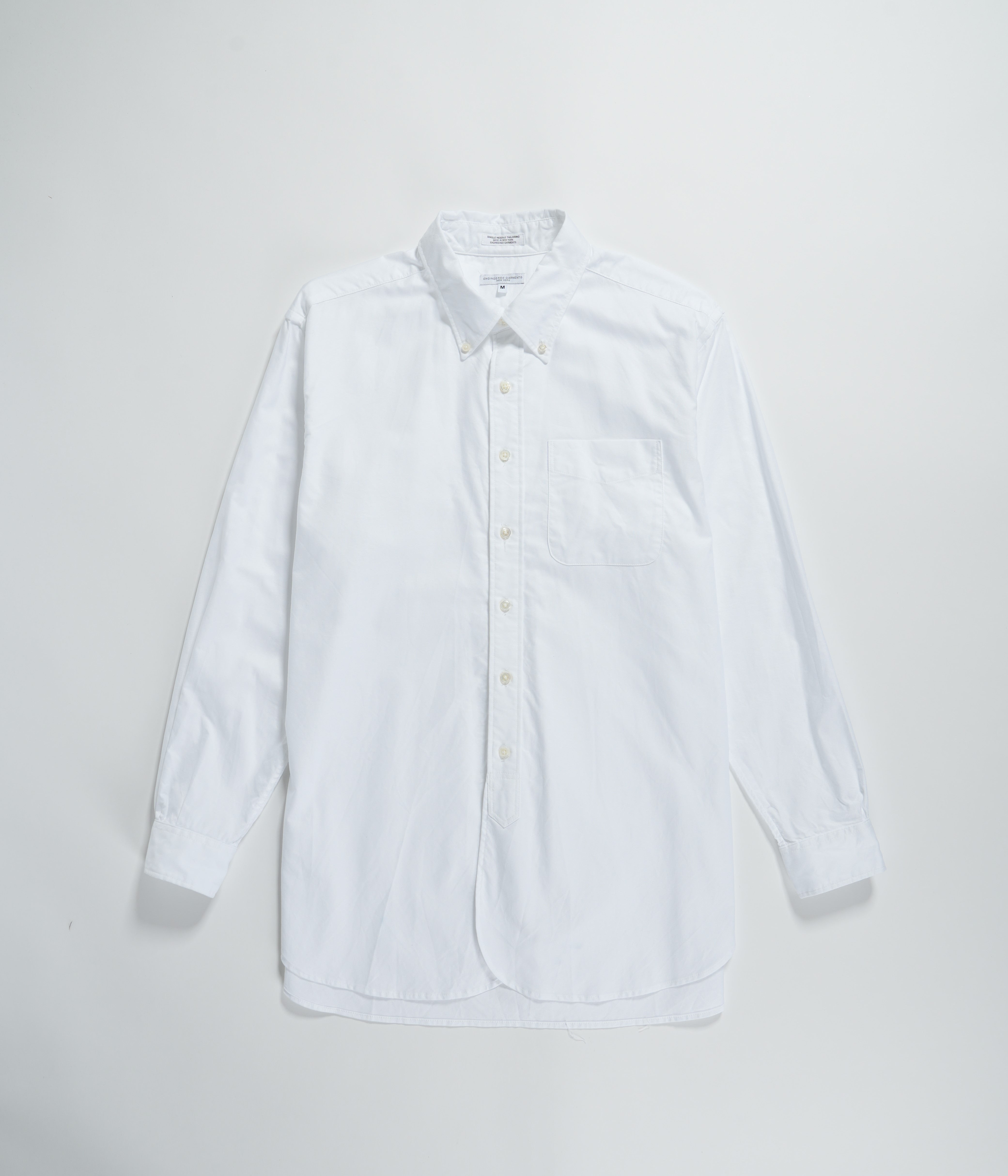19 Century BD Shirt - White Cotton Oxford