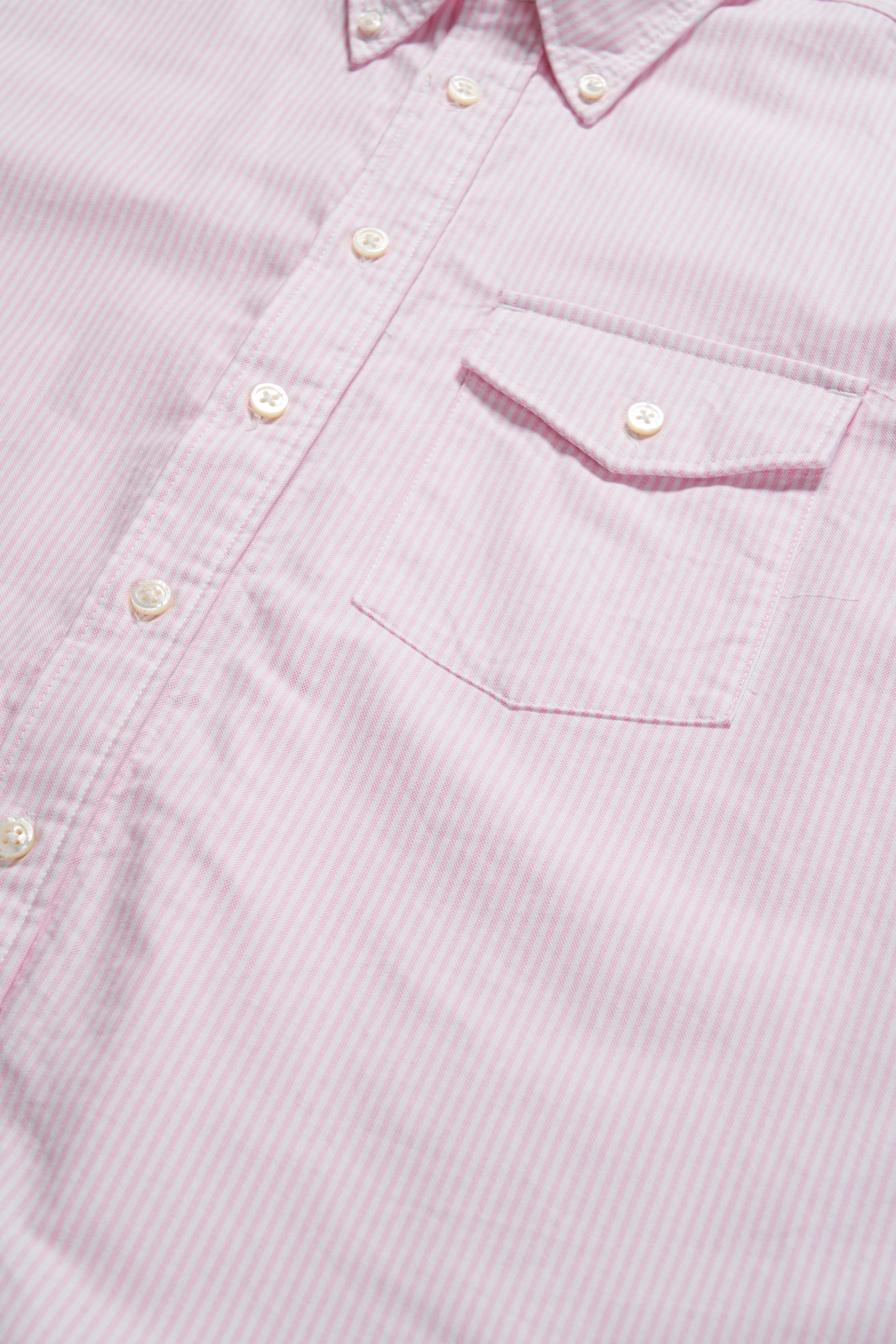 Ivy BD Shirt - Pink Candy Stripe Oxford