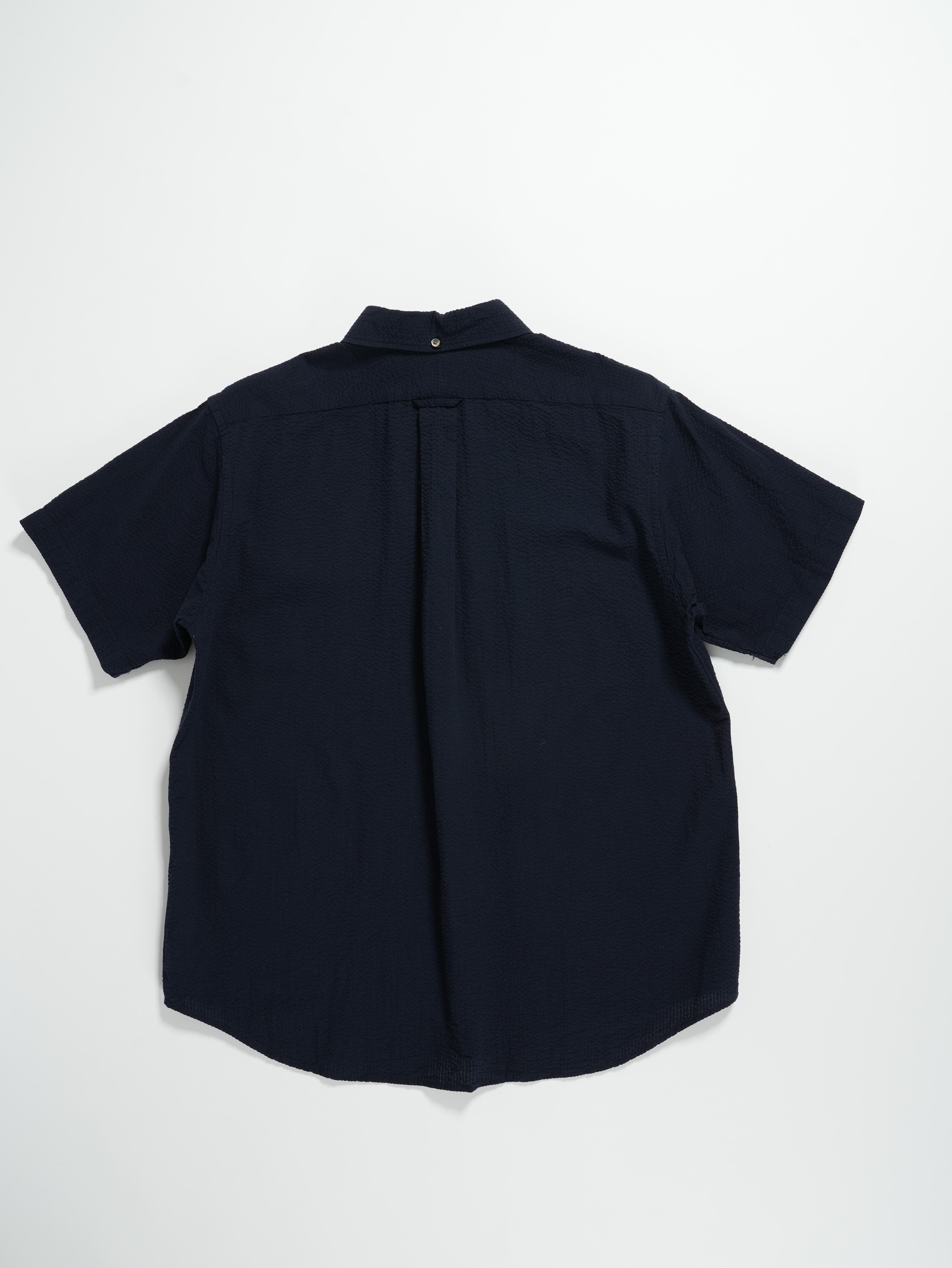 Popover BD Shirt - Dk. Navy Tone & Tone Seersucker