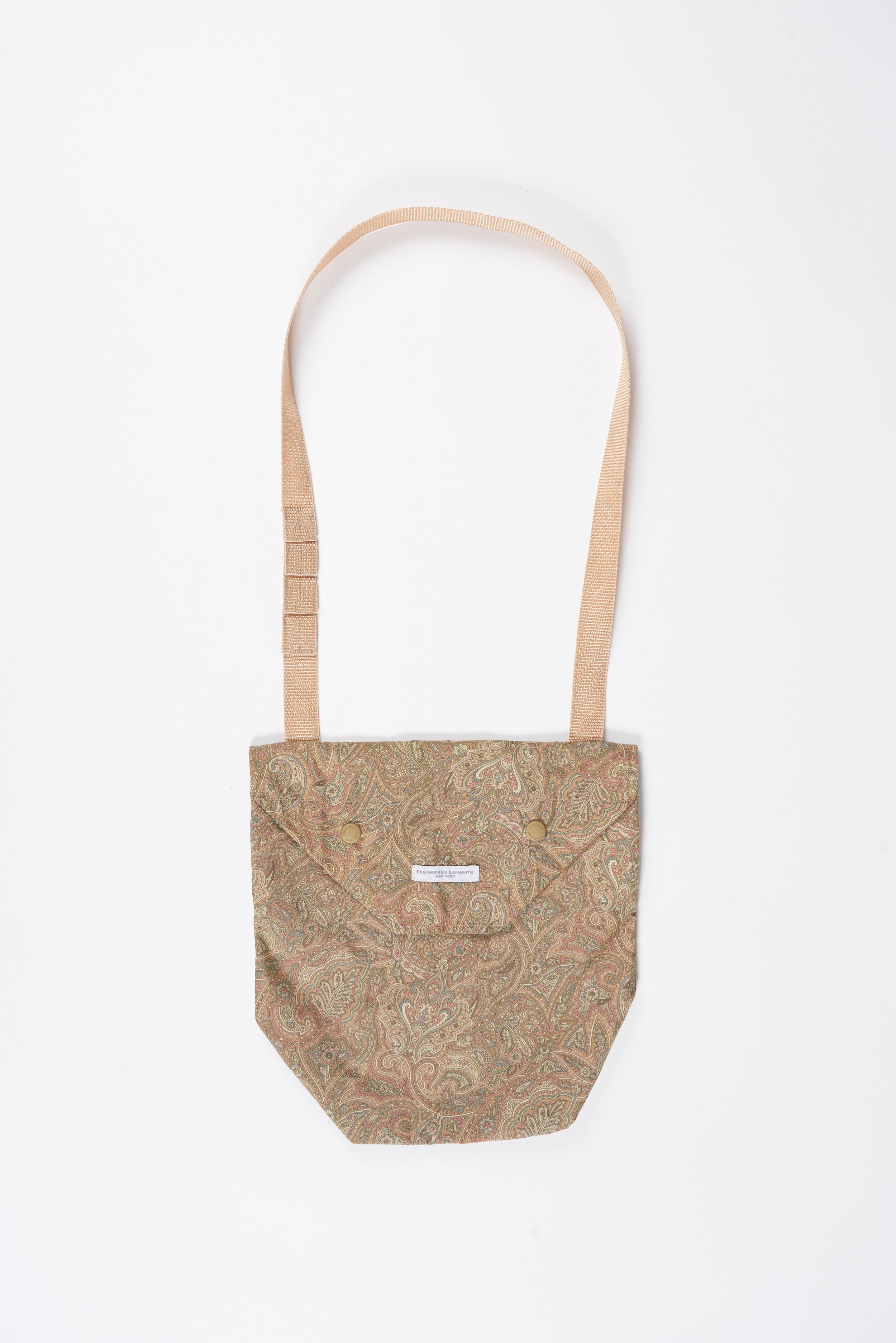 Shoulder Pouch - Tan Nyco Paisley Print