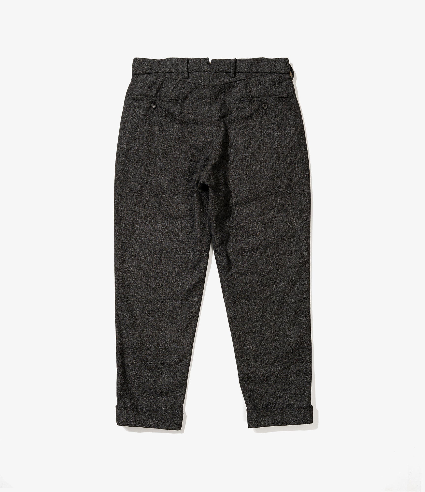 Andover Pant - Charcoal Poly Wool Printed HB