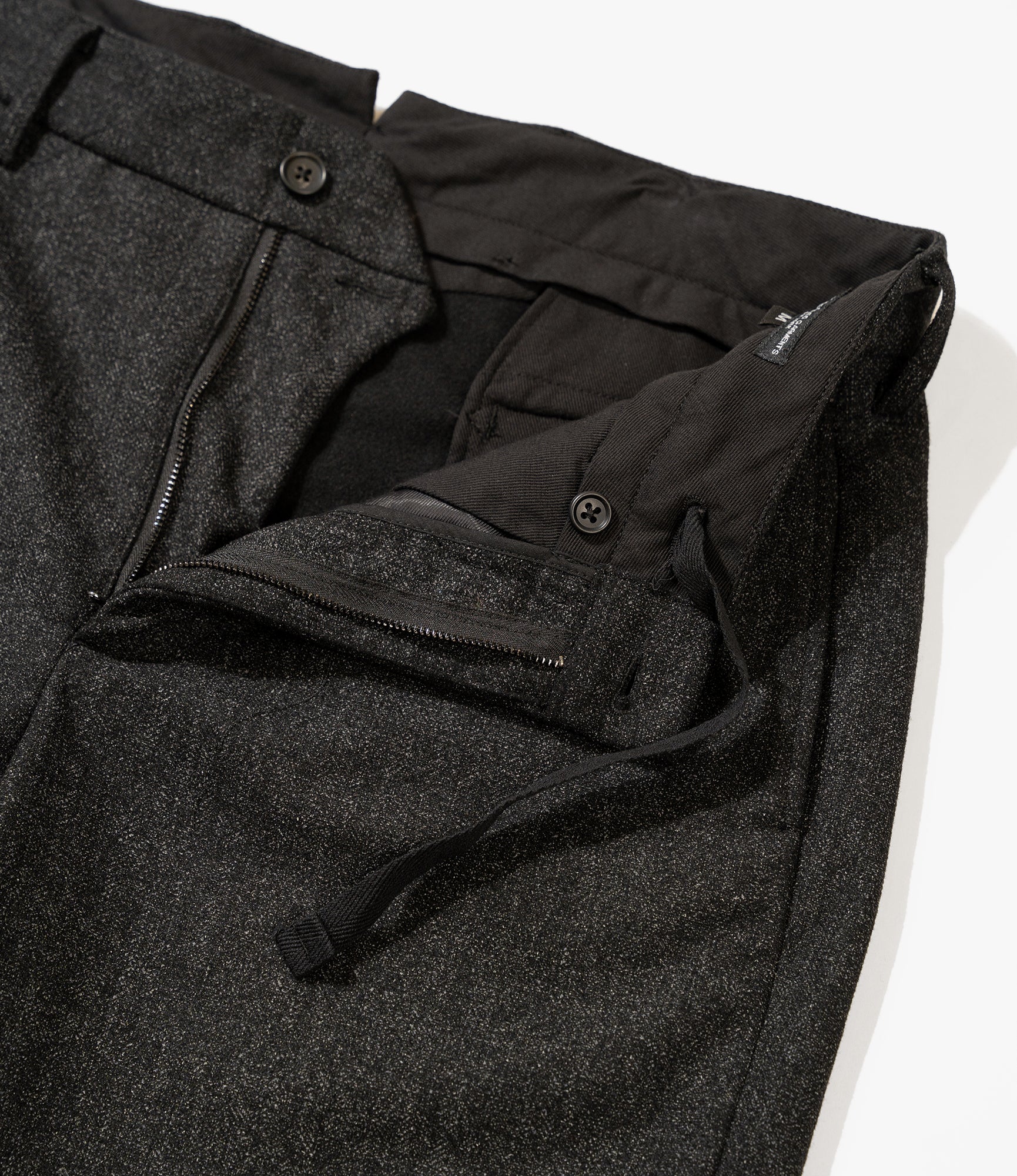 Andover Pant - Charcoal Poly Wool Printed HB