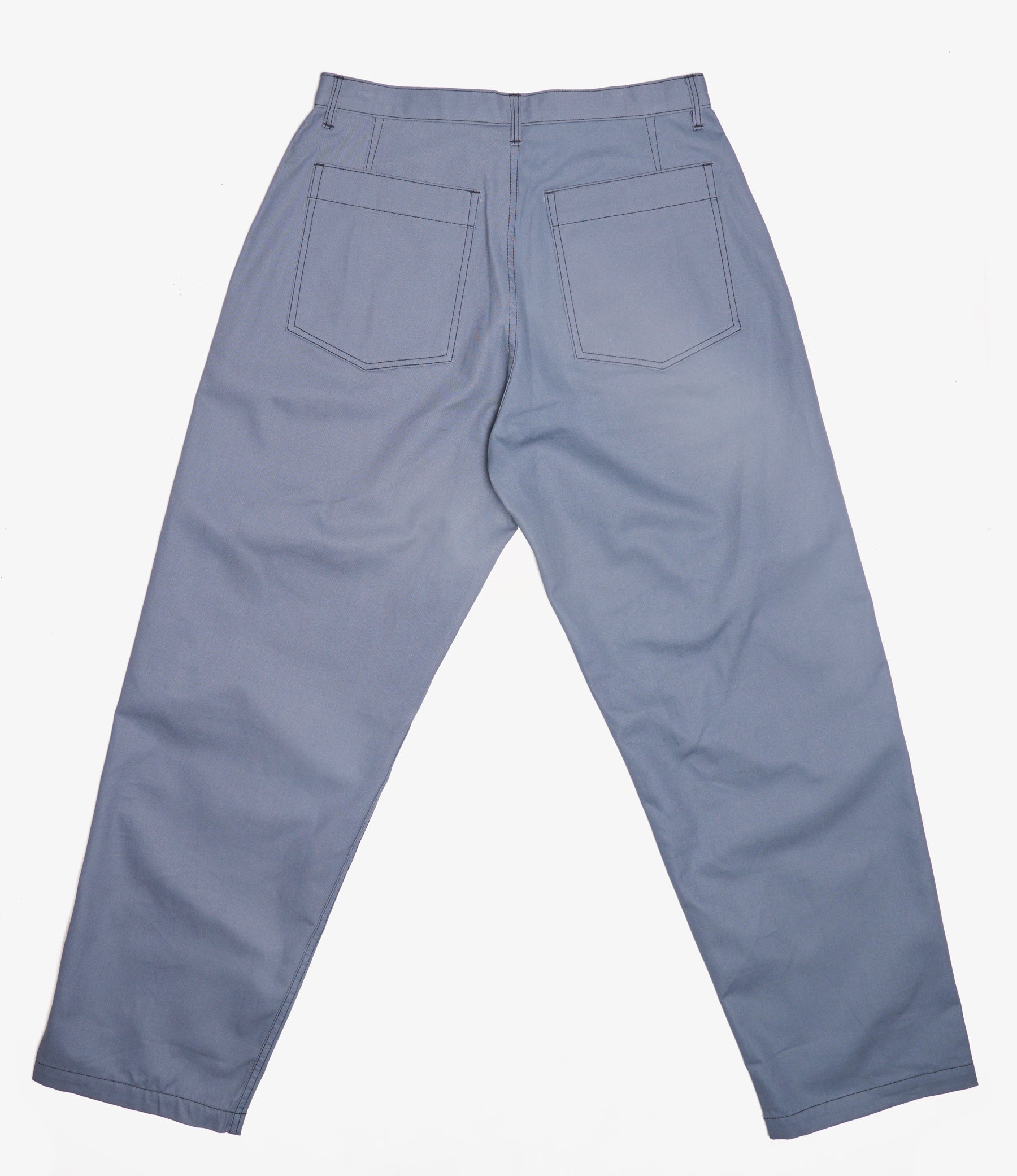 Engineered Garments x Henry's '37 Patch Jeans - Air Force Blue Cotton Twill