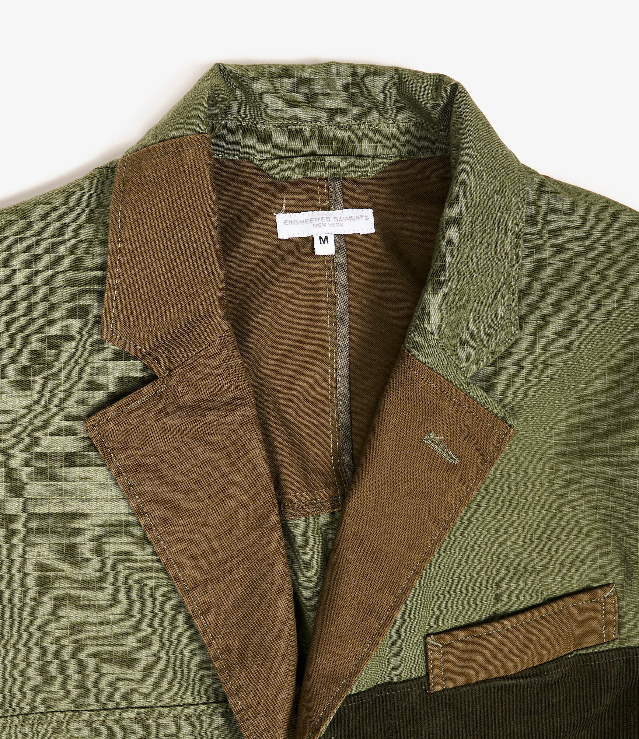 EGxBeams+ | Midfield Blazer | Military Patchwork - Olive