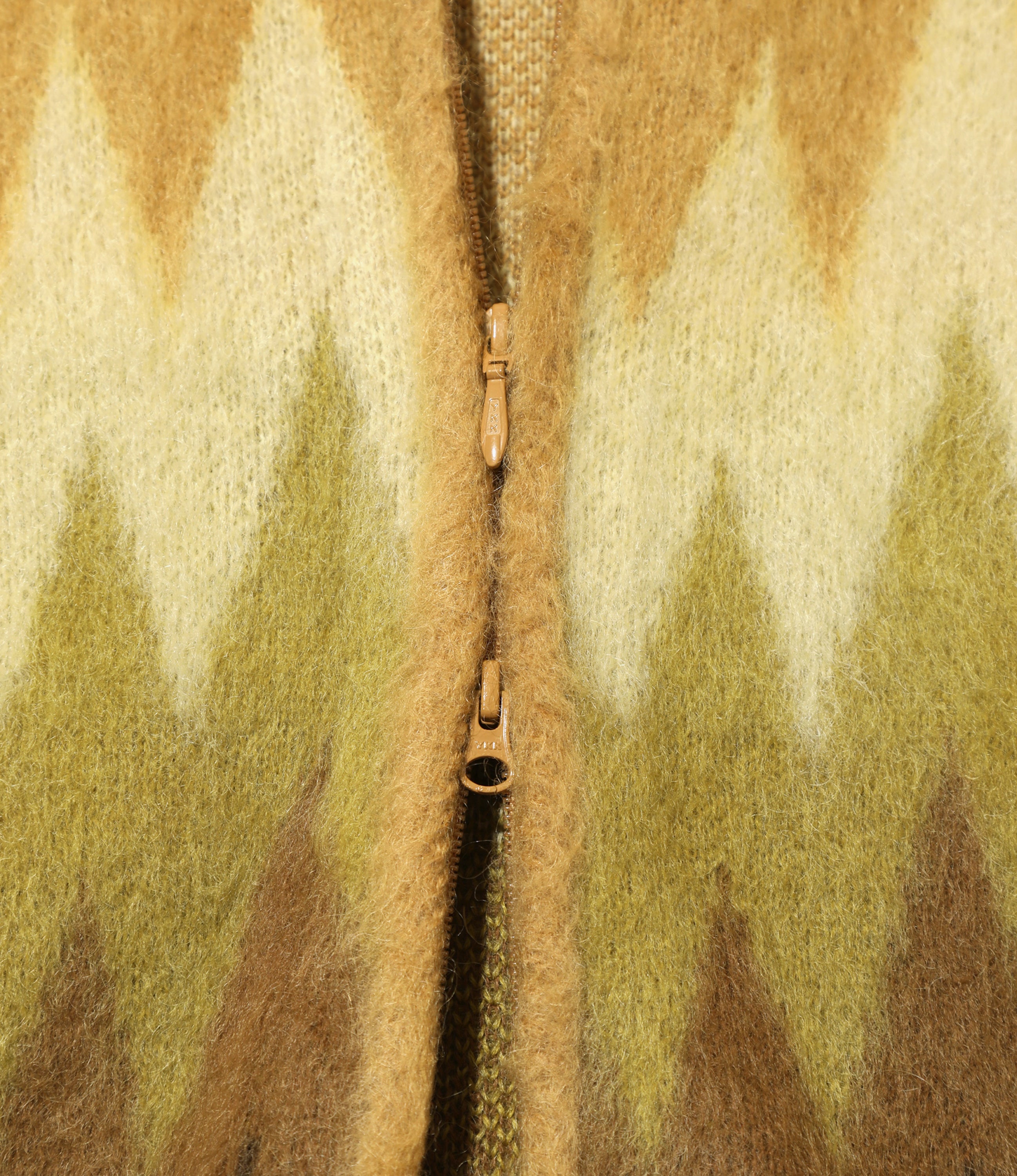 Zipped Mohair Jacket - Taupe