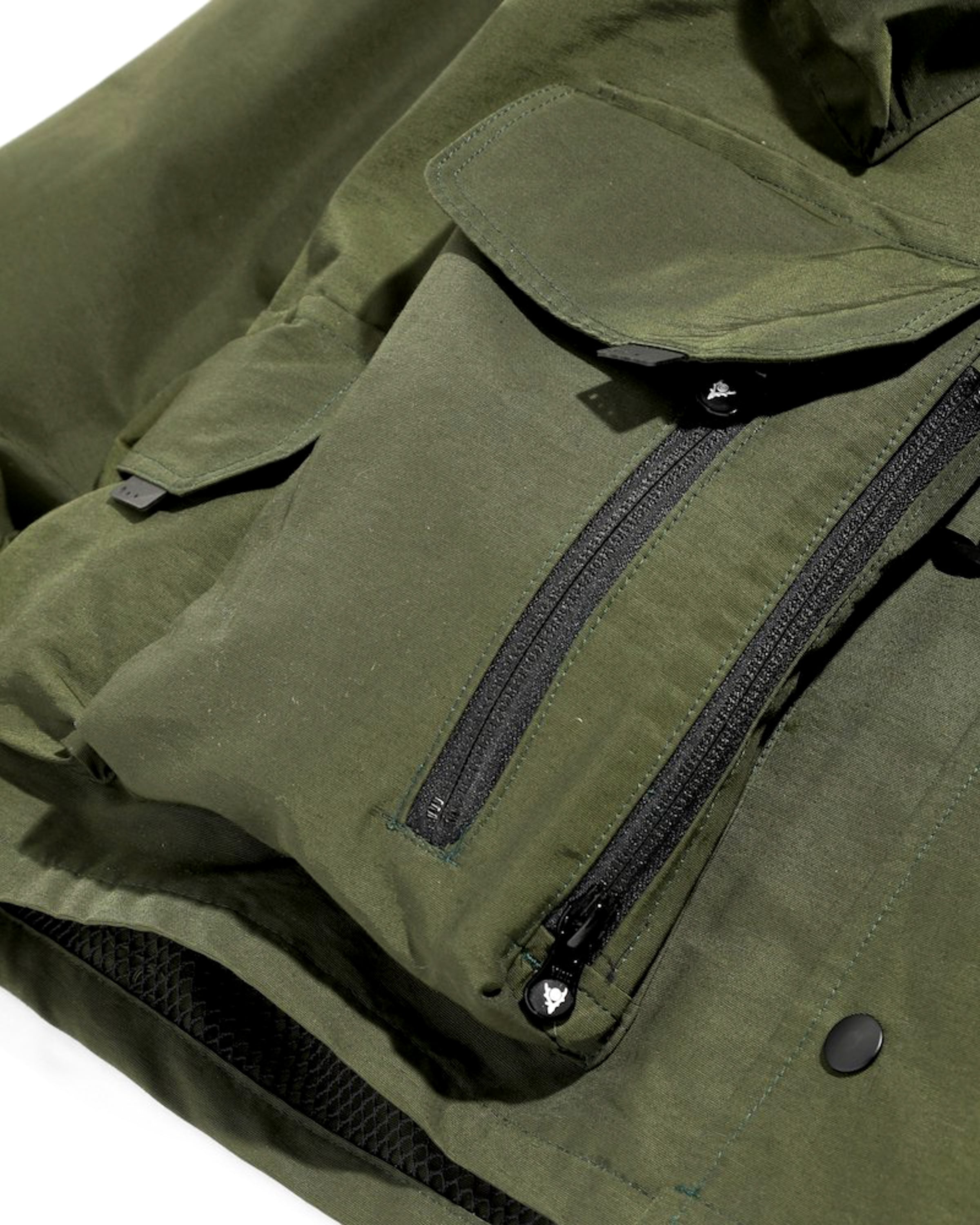 Tenkara Parka - C/N-Grosgrain - Olive