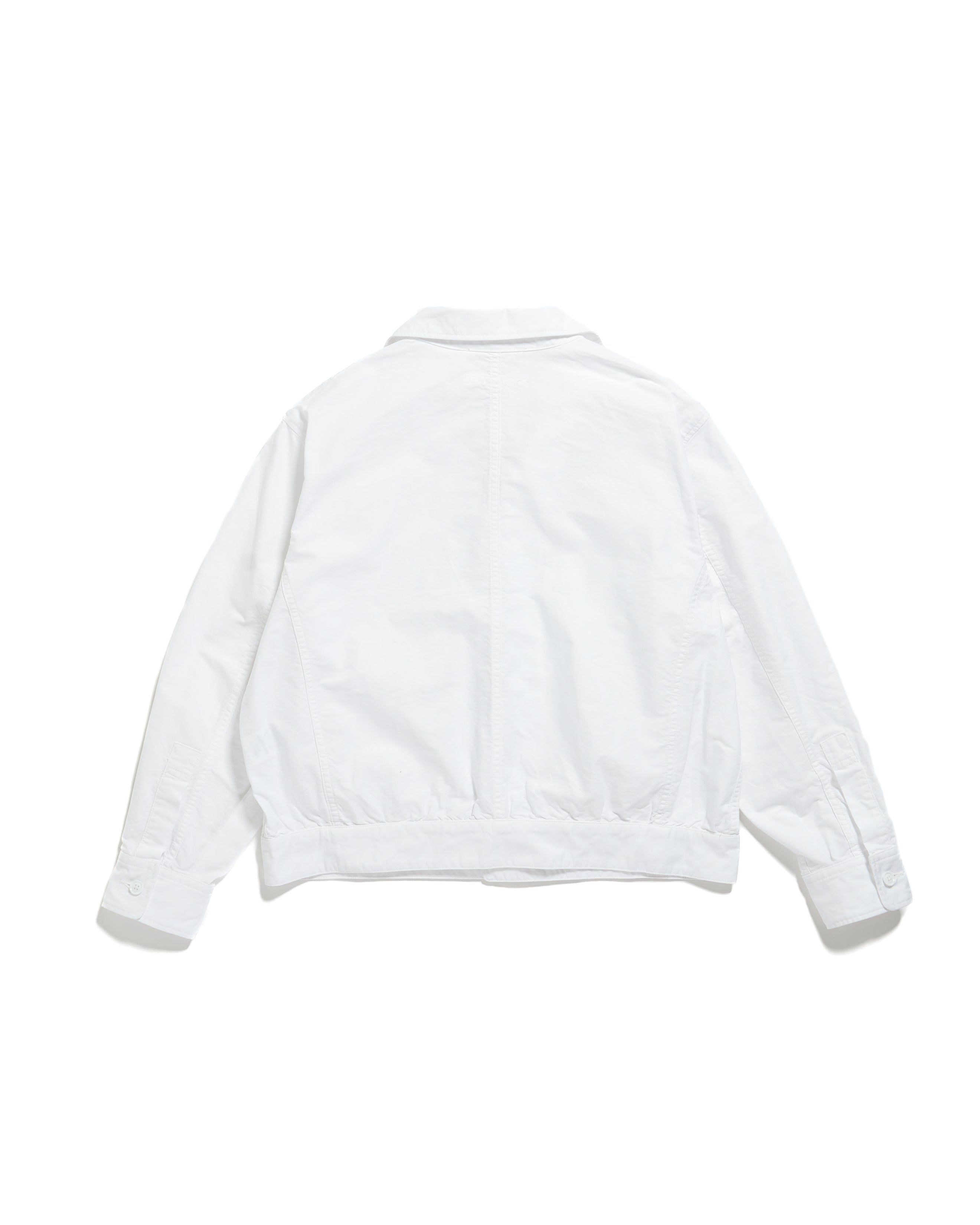 Ike Shirt - White Cotton Oxford