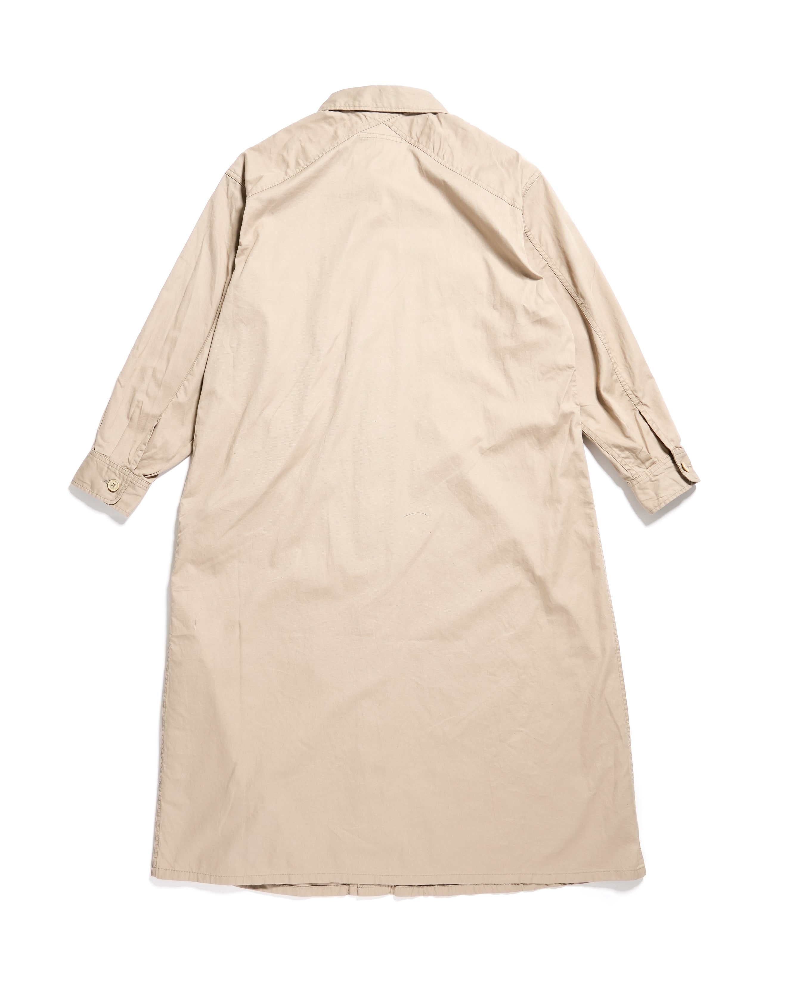 M51 Dress - Khaki Cotton Micro Sanded Twill