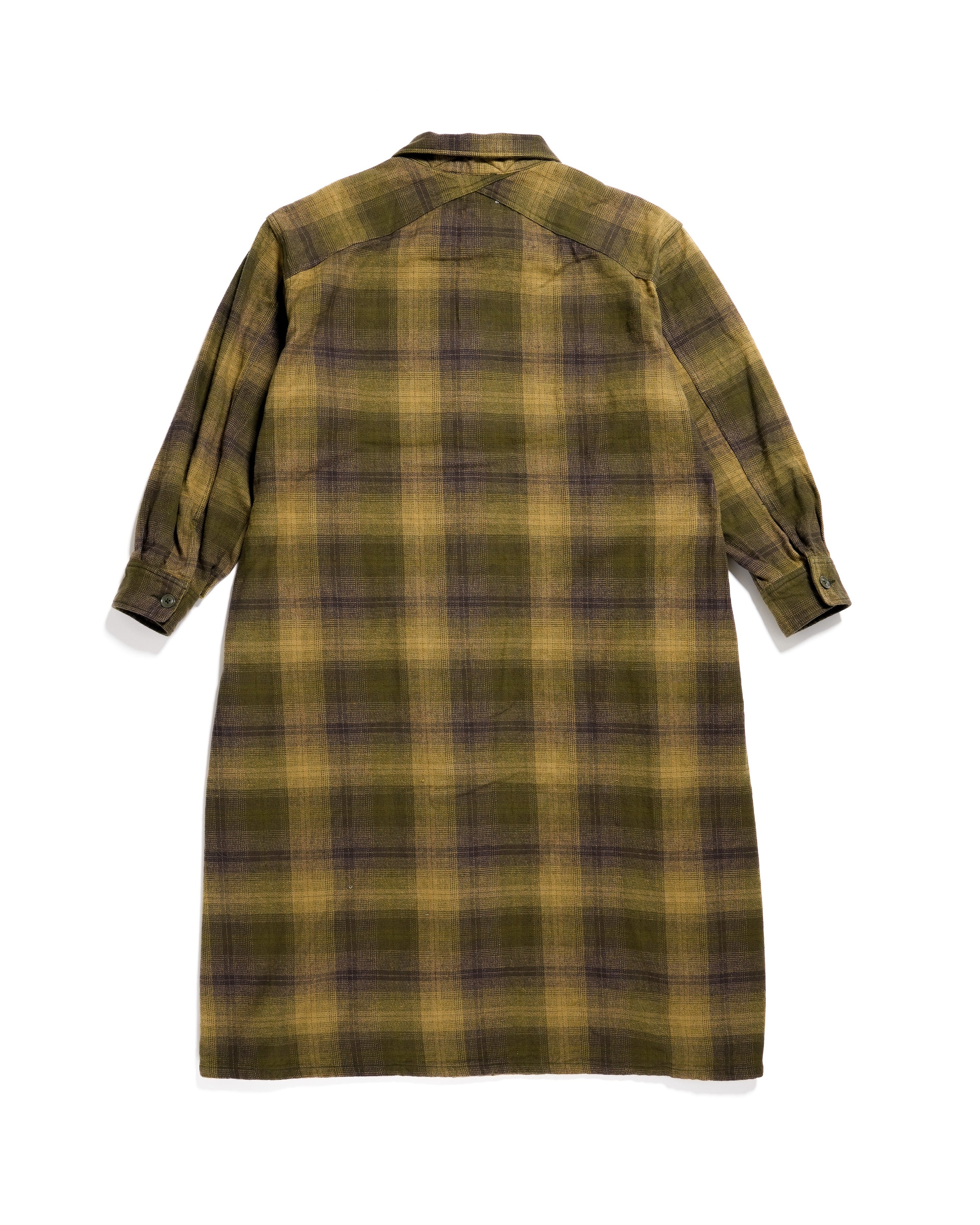 M51 Dress - Olive Check Flannel