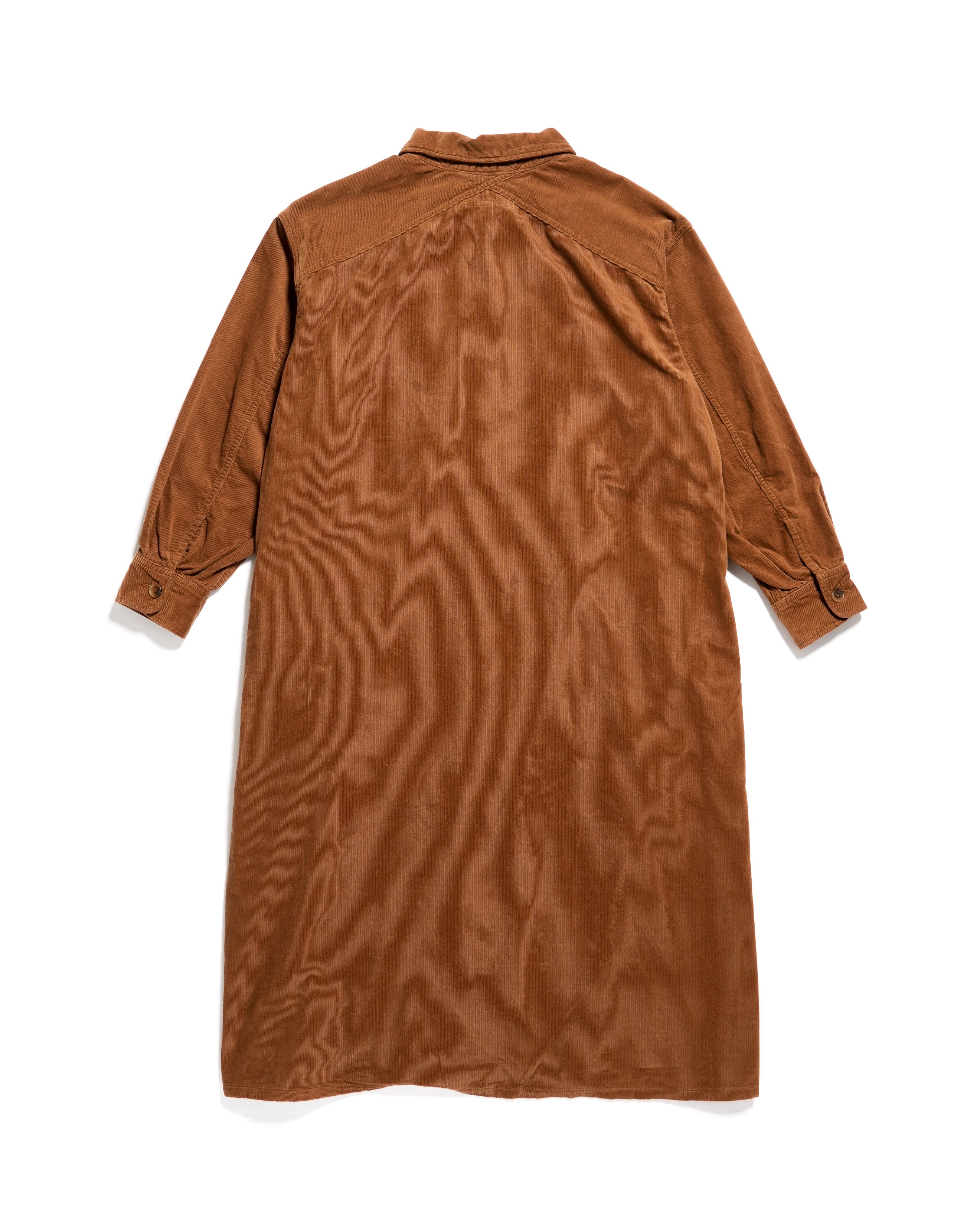 M51 Dress - Brown Cotton 21W Corduroy
