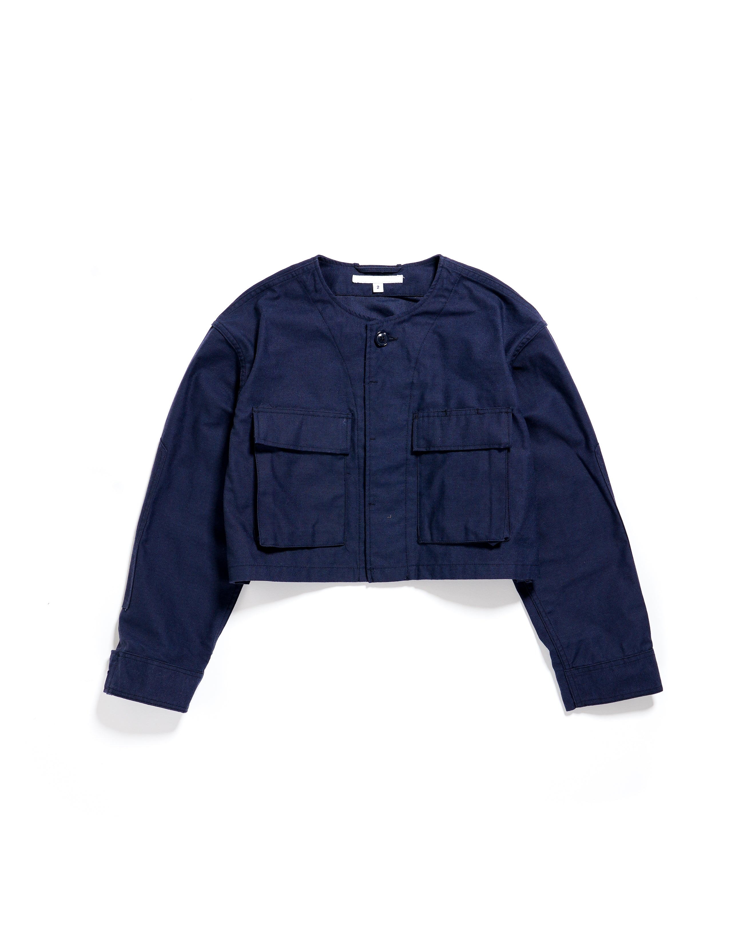 Cropped BDU Jacket - Navy Nyco Sateen