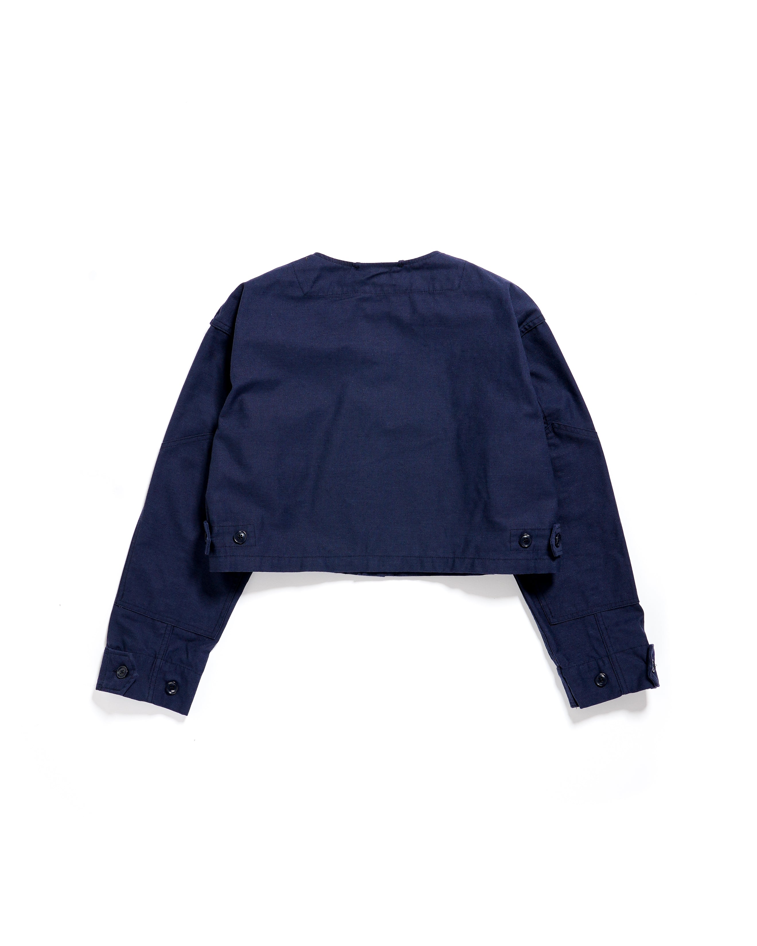 Cropped BDU Jacket - Navy Nyco Sateen