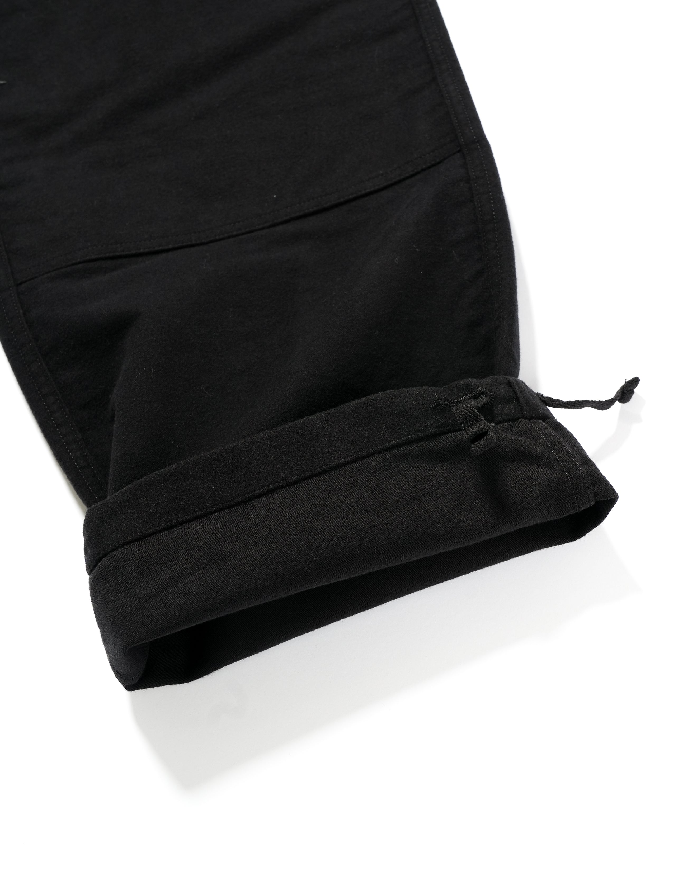 Deck Pant - Black Cotton Moleskin - NNY SP