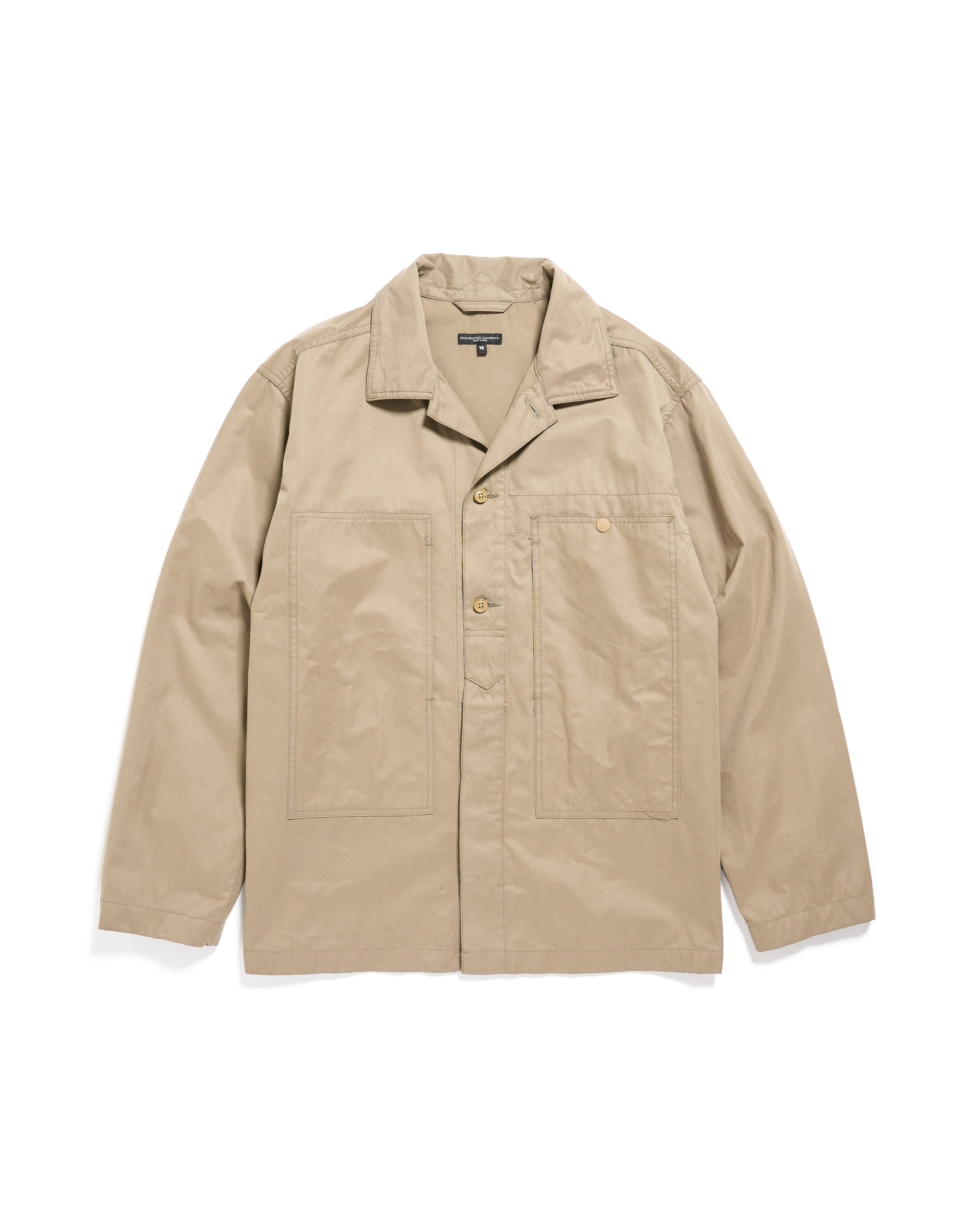 Fatigue Shirt Jacket - Khaki PC Coated Cloth - NNY SP