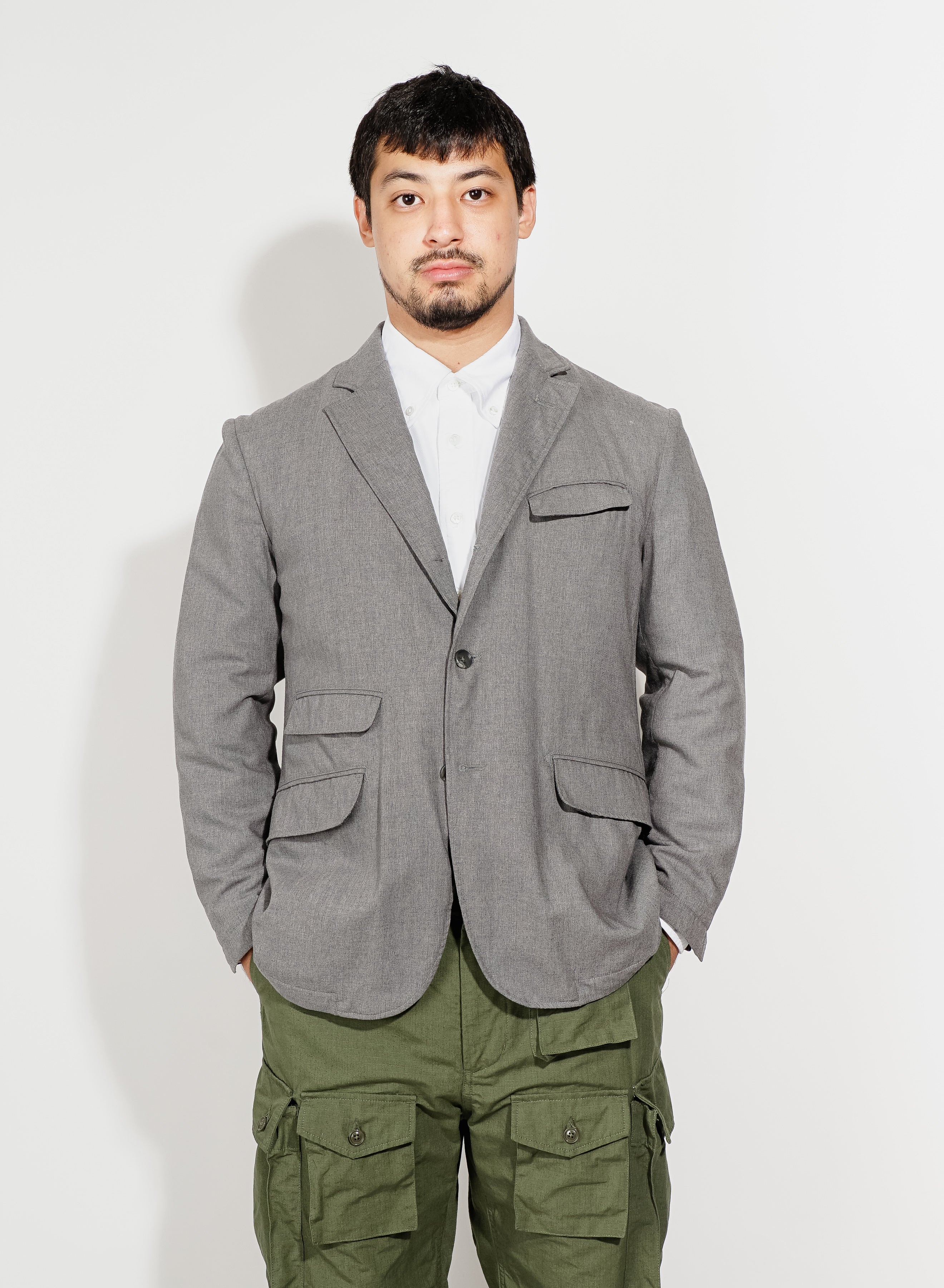 Andover Jacket - Grey Tropical Wool