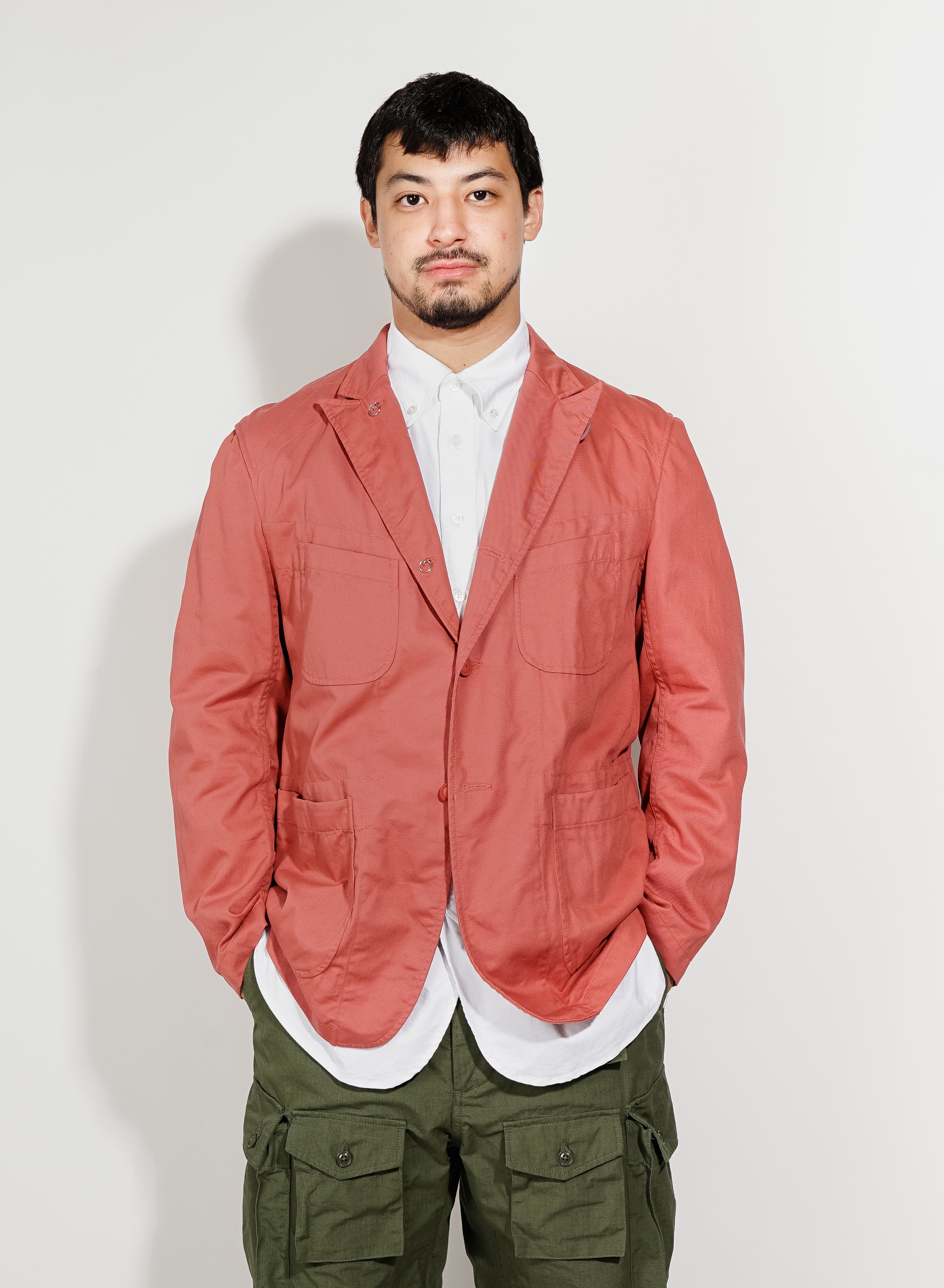 Bedford Jacket - Pink 6.5oz Flat Twill | Nepenthes New York