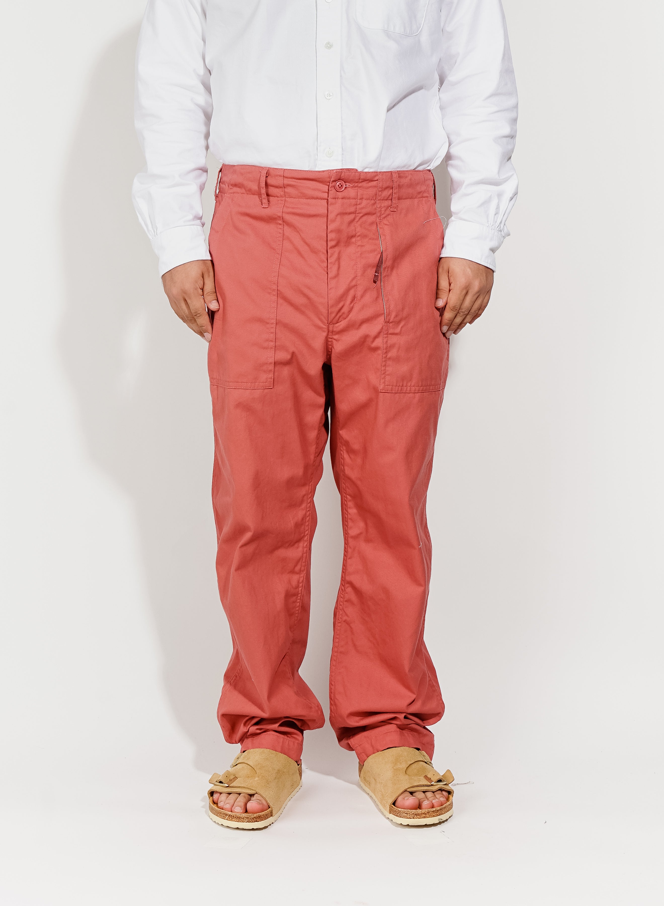 Fatigue Pant - Pink 6.5oz Flat Twill | Nepenthes New York