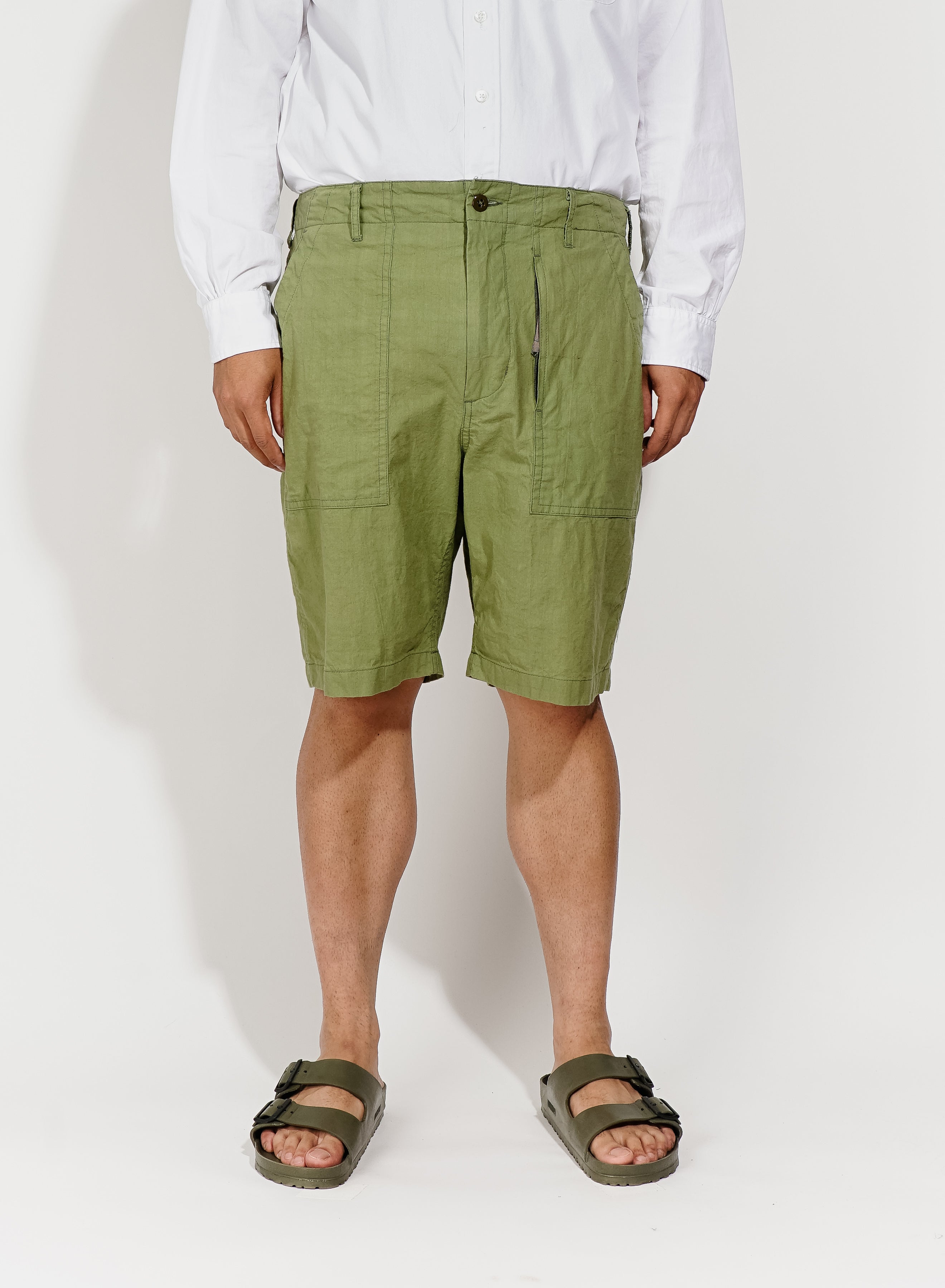 Fatigue Short - Olive Cotton Sheeting