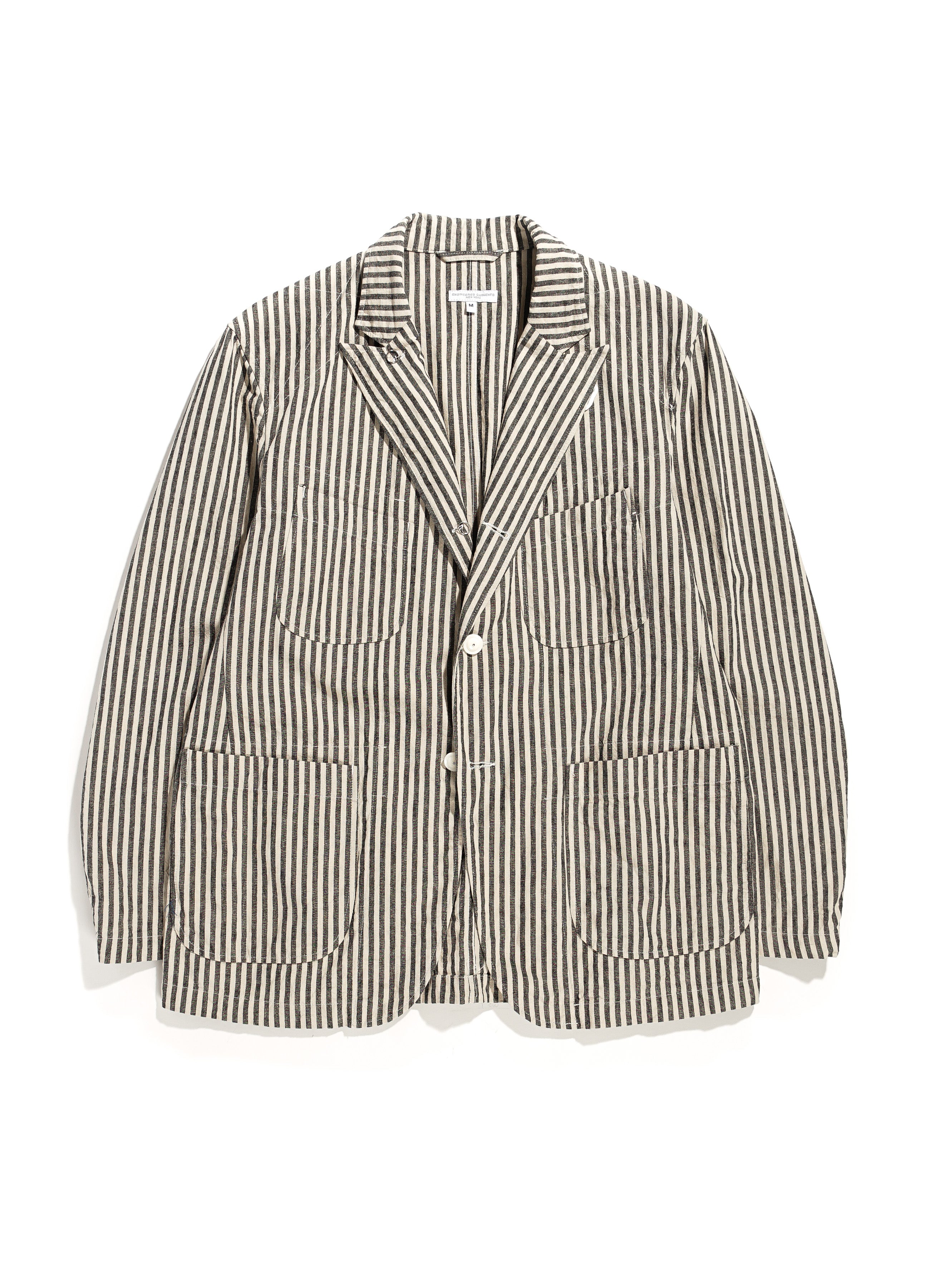 Bedford Jacket - Natural / Black LC Stripe | Nepenthes New York