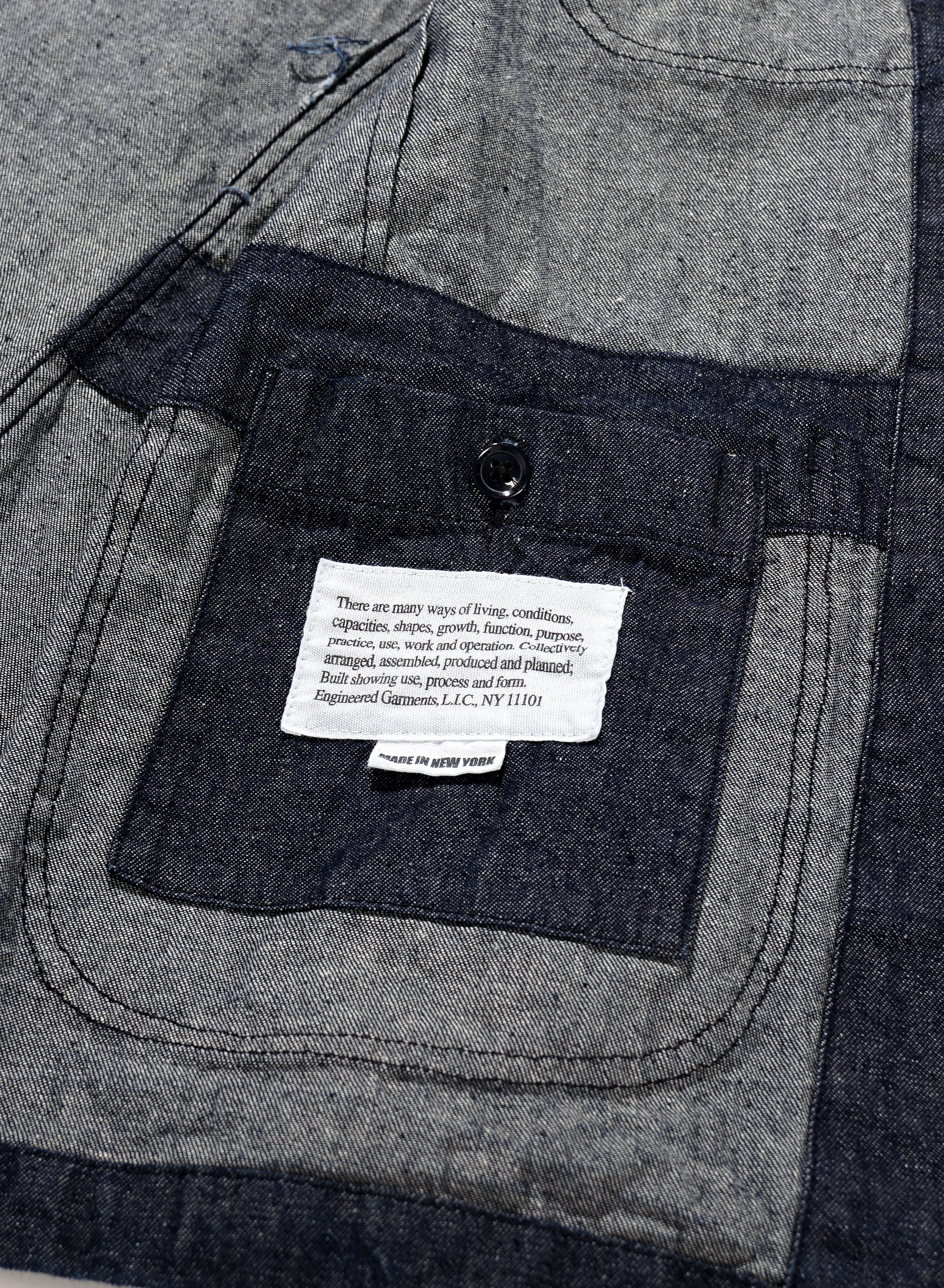 Bedford Jacket - Indigo Industrial 8oz Denim | Nepenthes New York