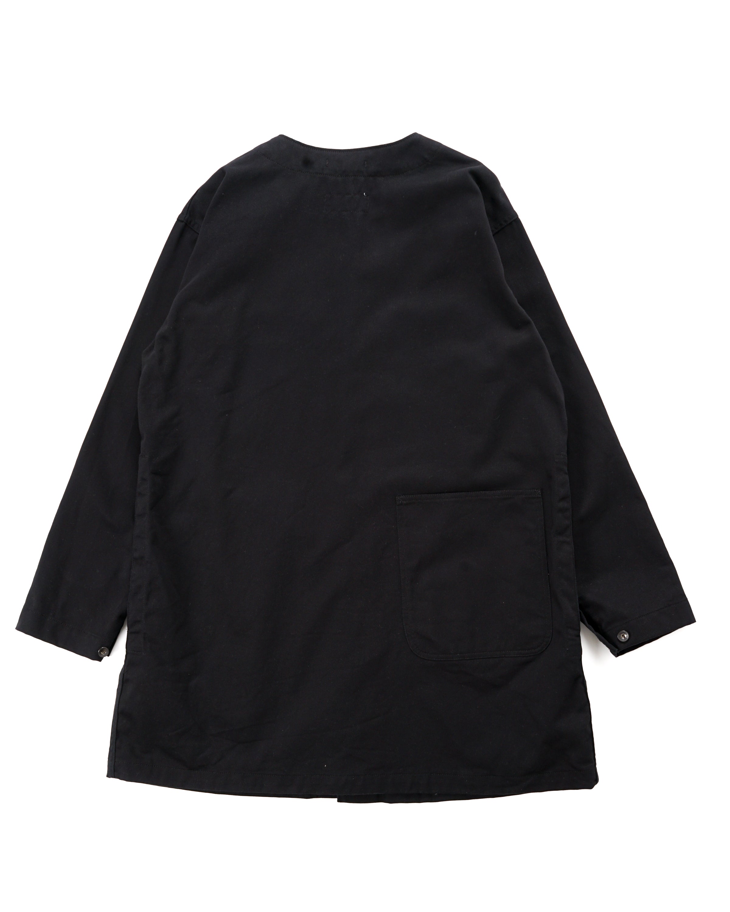 Engineer Coat - Black Cotton Heavy Twill