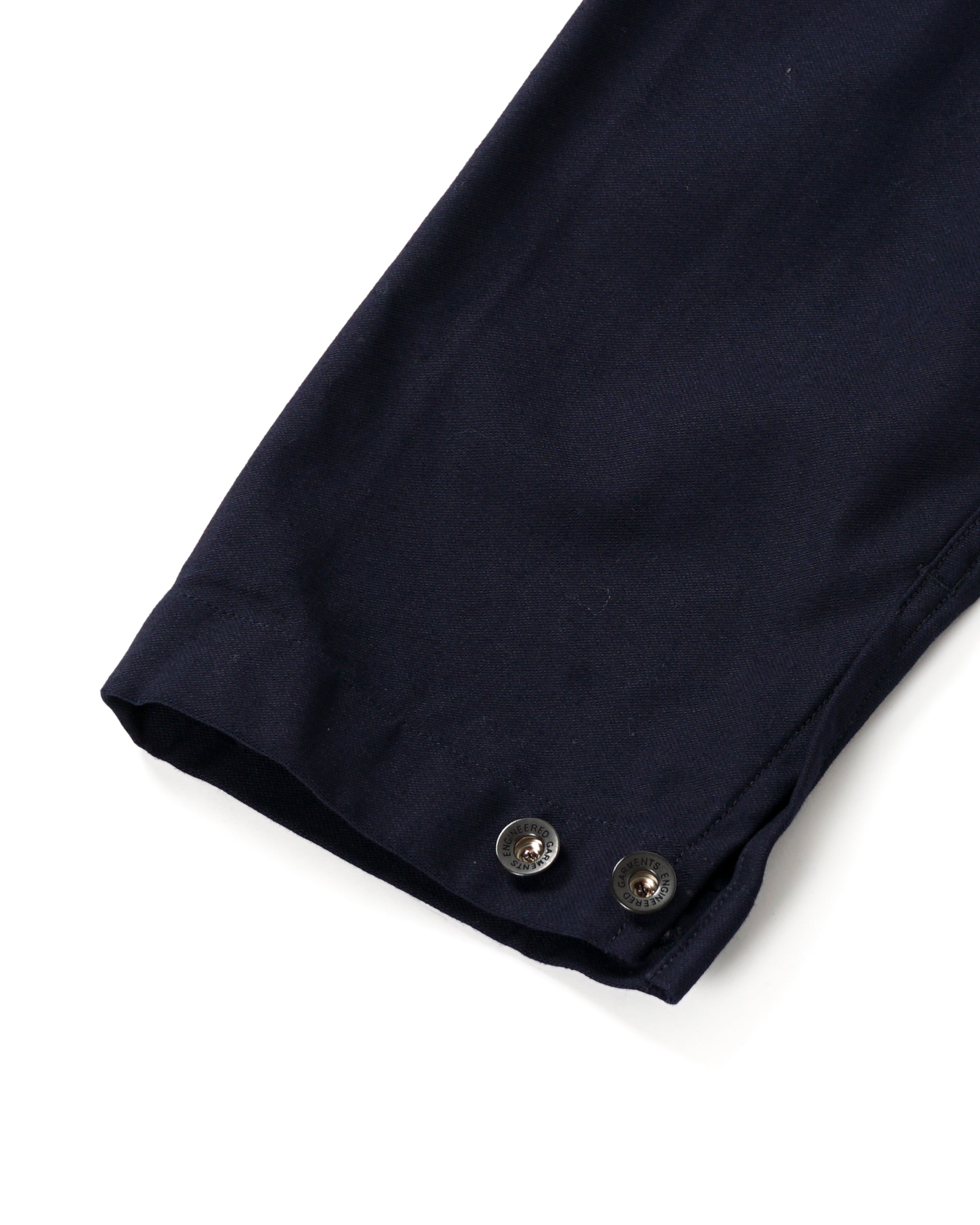 Engineer Jacket - Dark Navy Cotton Reverse Sateen