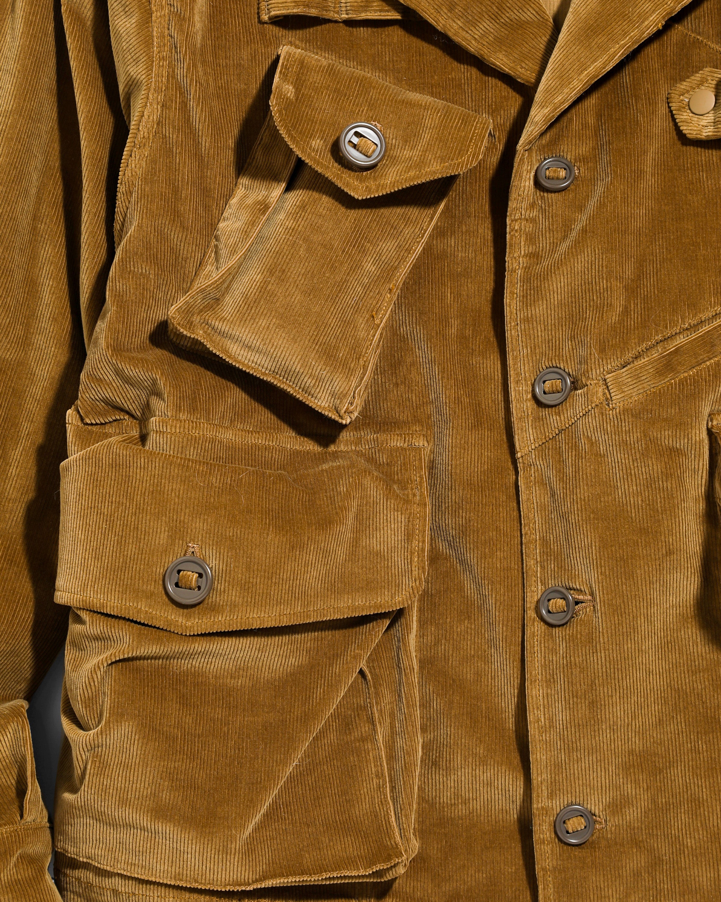 Tenkara Shirt - C/Pu 11W Corduroy - Khaki