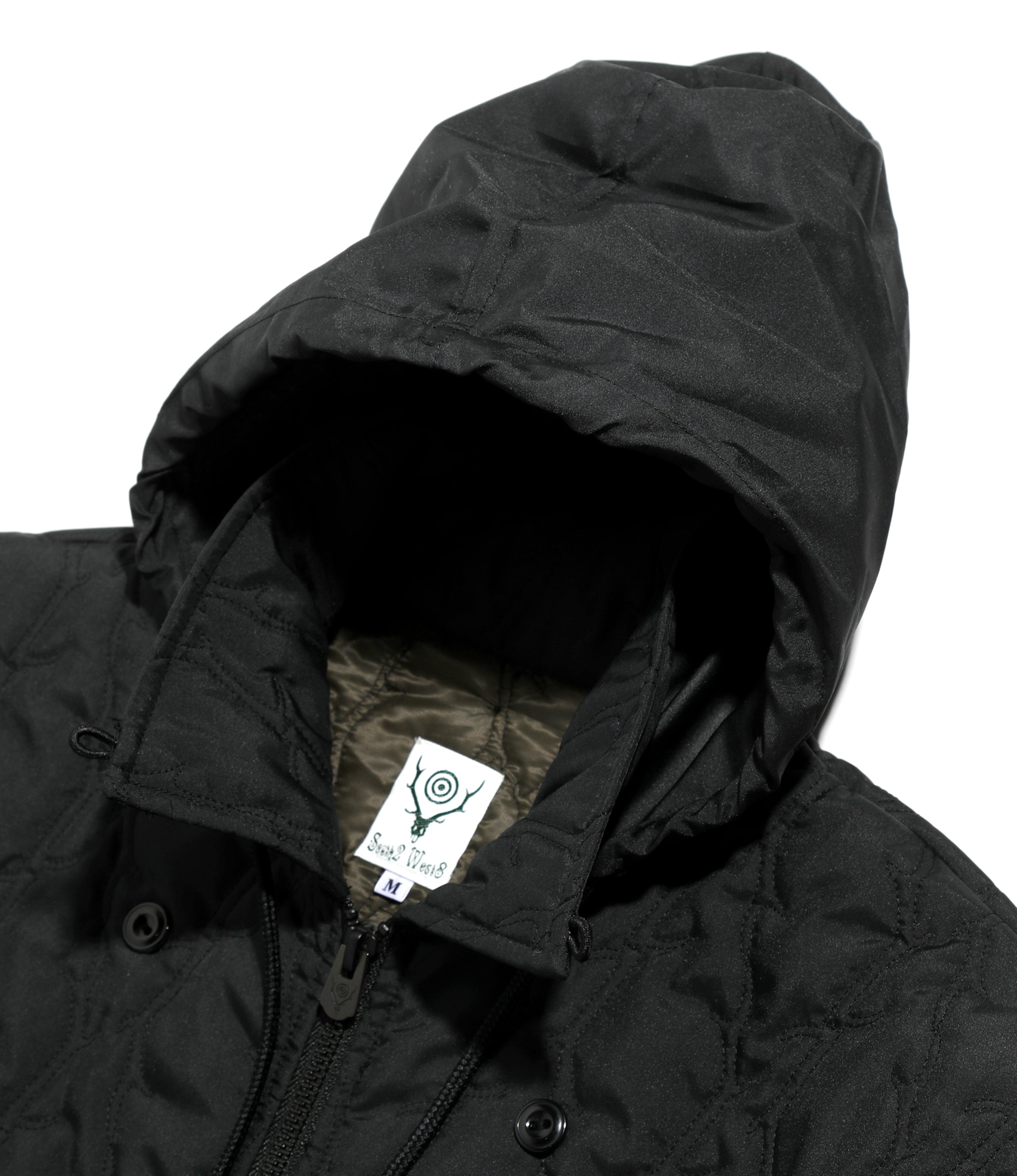 Quilted Jacket - Black - Deer Horn Qt.