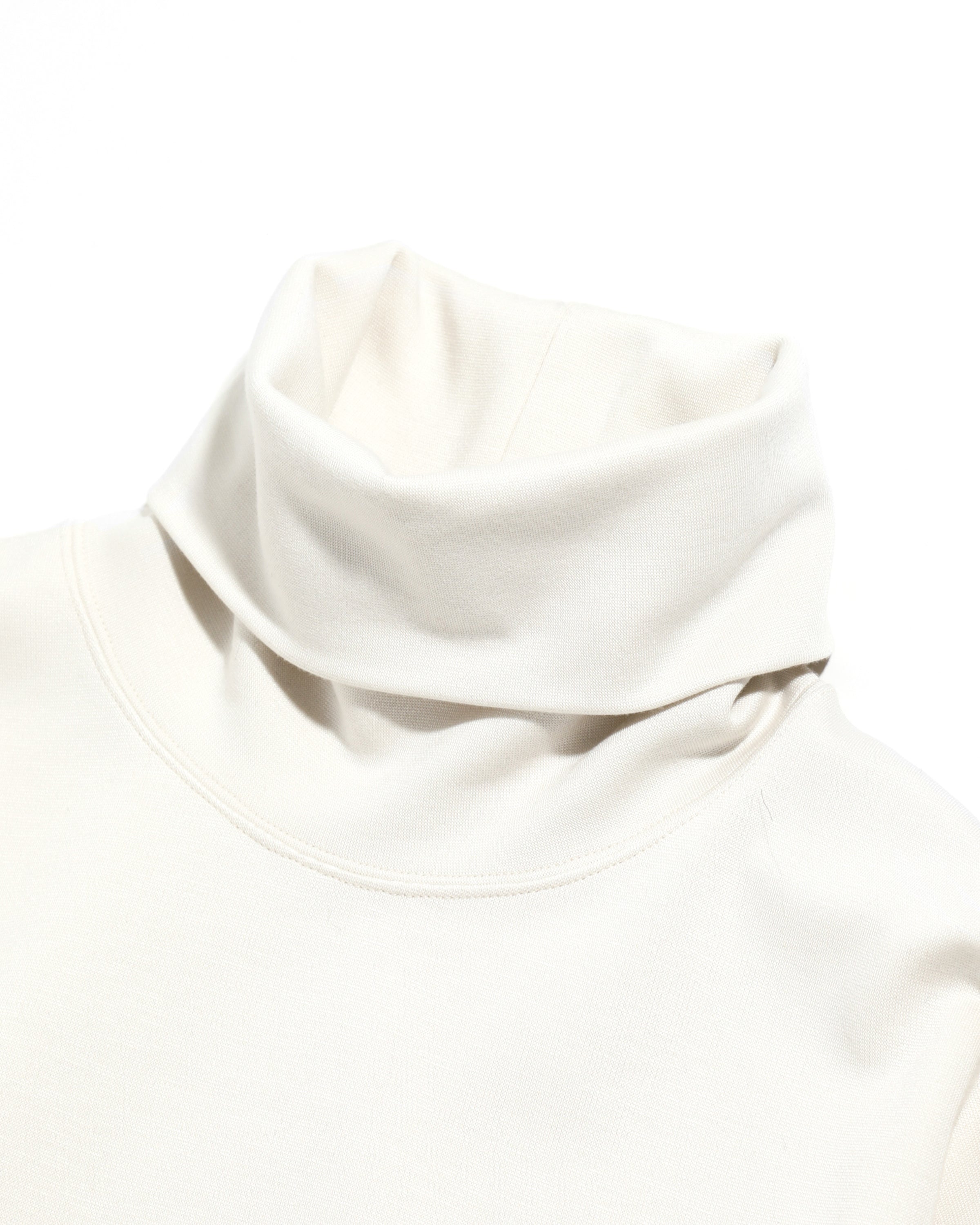 L/S Turtle Neck Tee - Ac/R/M/Pu Smooth Jersey - Off White