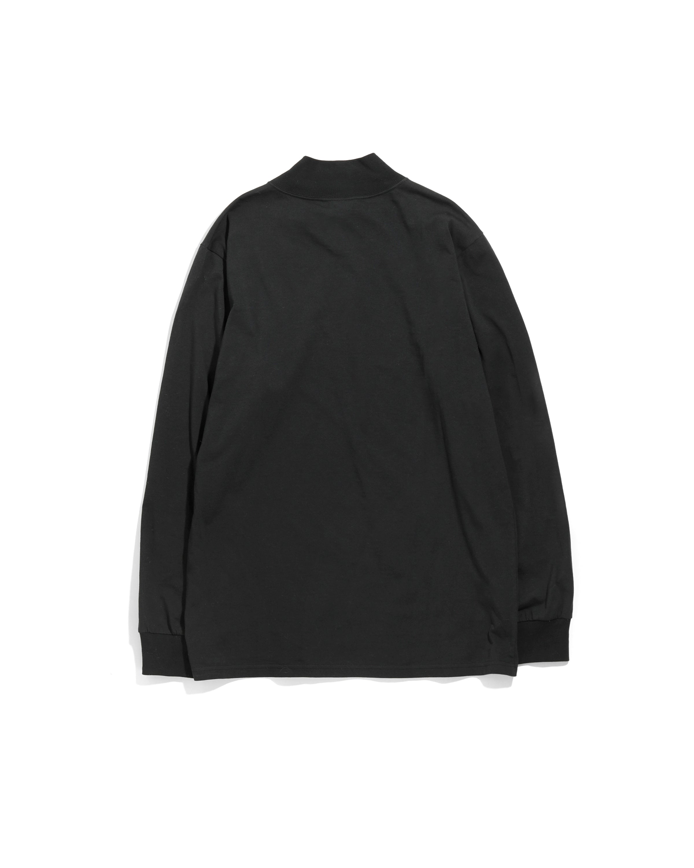 L/S Mock Neck Tee - Cordura Jersey - Black