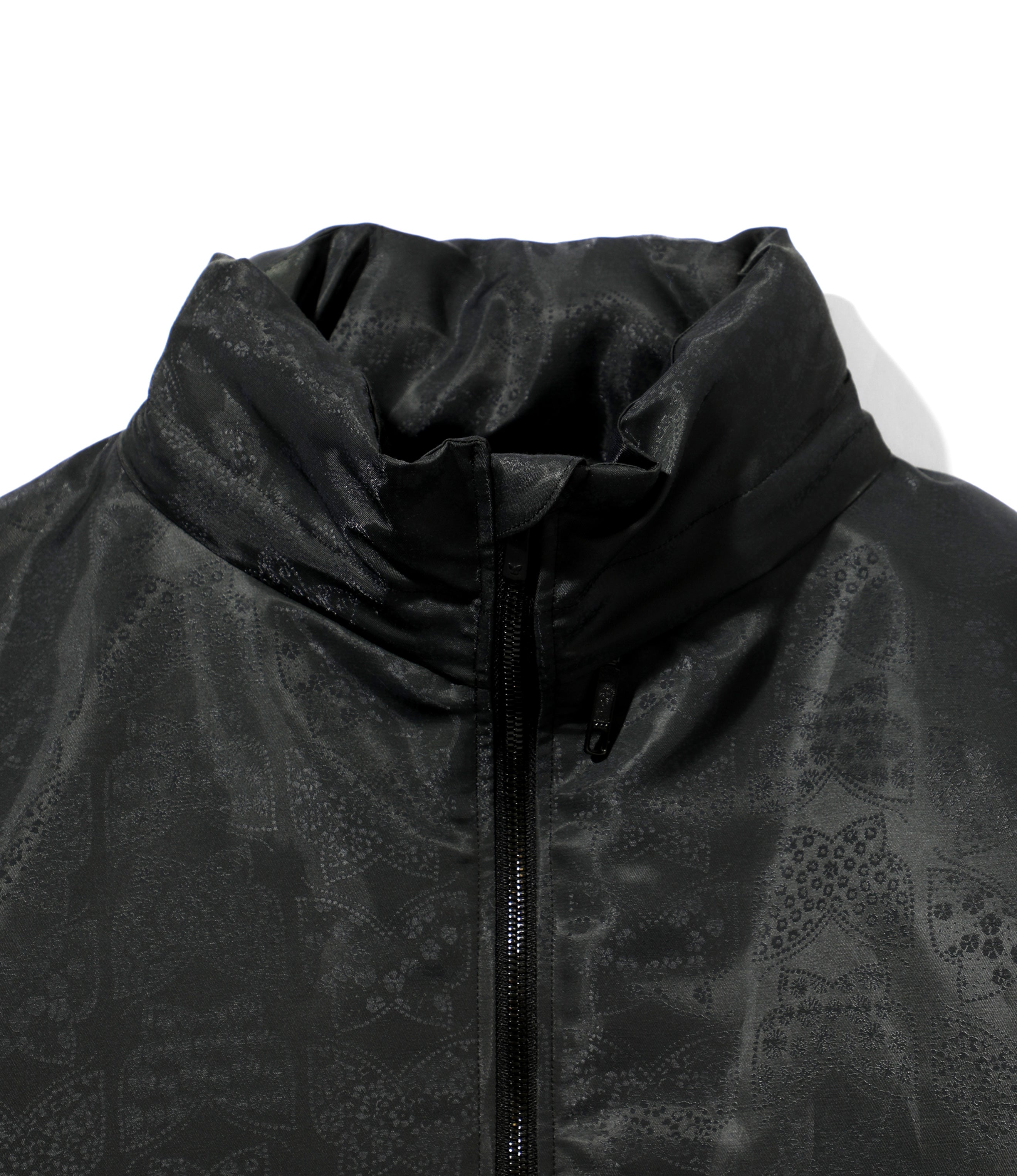Hooded Sur Coat - Black - Crystal Poly Papillon Jq.